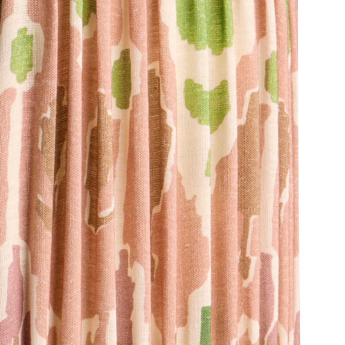 10 inch empire shade for cordless lamps in blush Bokhara gathered linen by GP & J Baker