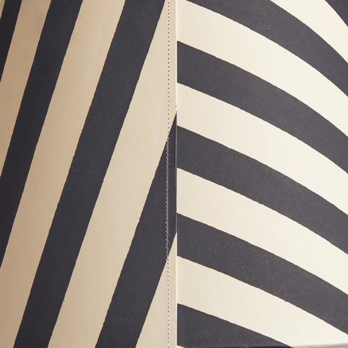 10 inch empire shade for cordless lamps in jet stripes - Image 4