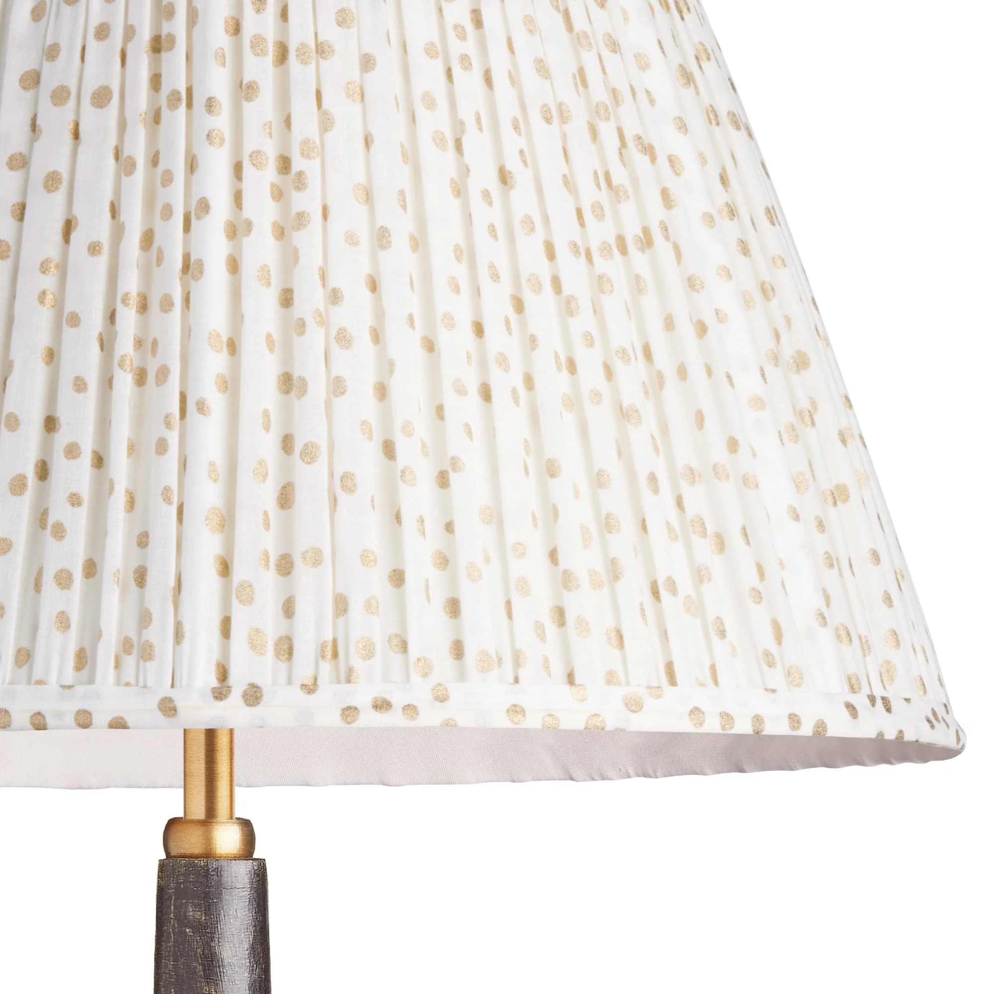 10 inch empire shade in gold dotty - Image 2