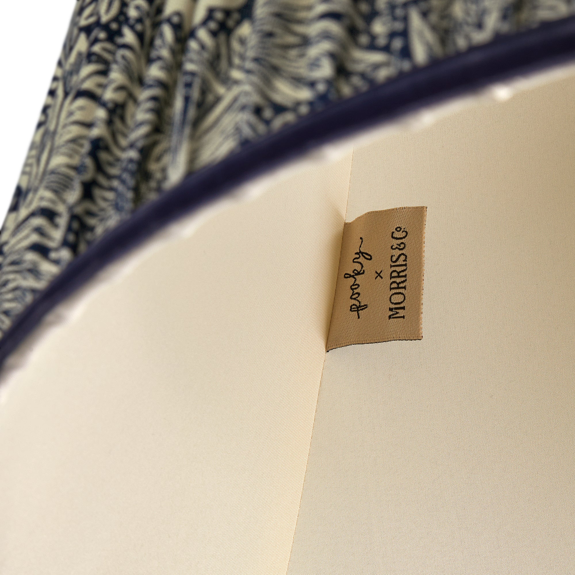 10 inch empire shade in indigo marigold linen by morris & co - Image 4
