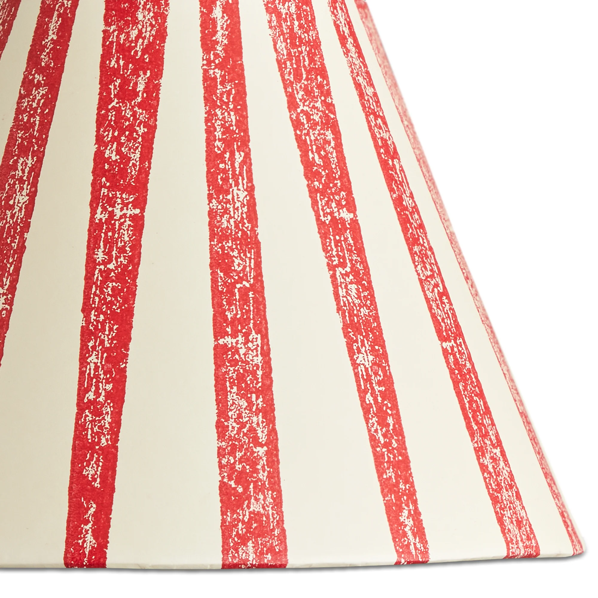 10 inch empire shade in scarlet tapers hand painted card