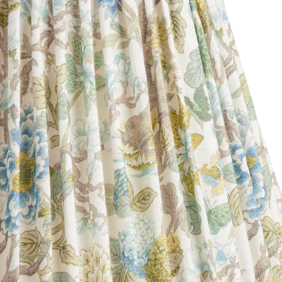 10 inch empire shade in willow Little Magnolia linen by GP & J Baker