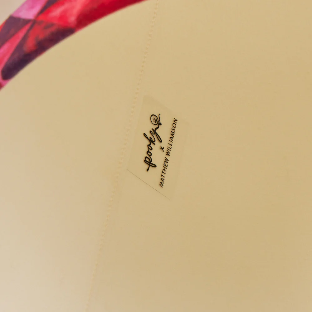 10 inch tall tapered shade in red card harlequin by Matthew Williamson - Image 4
