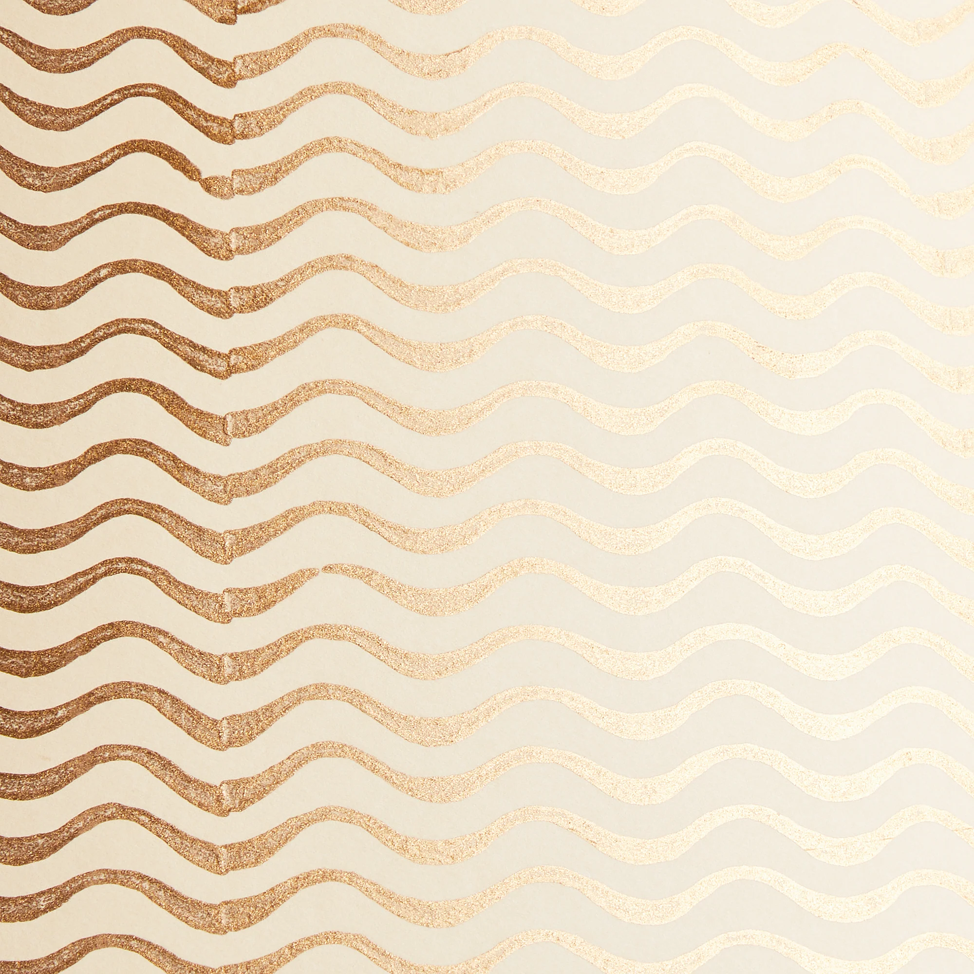 12 inch empire shade in gold ripples hand painted card