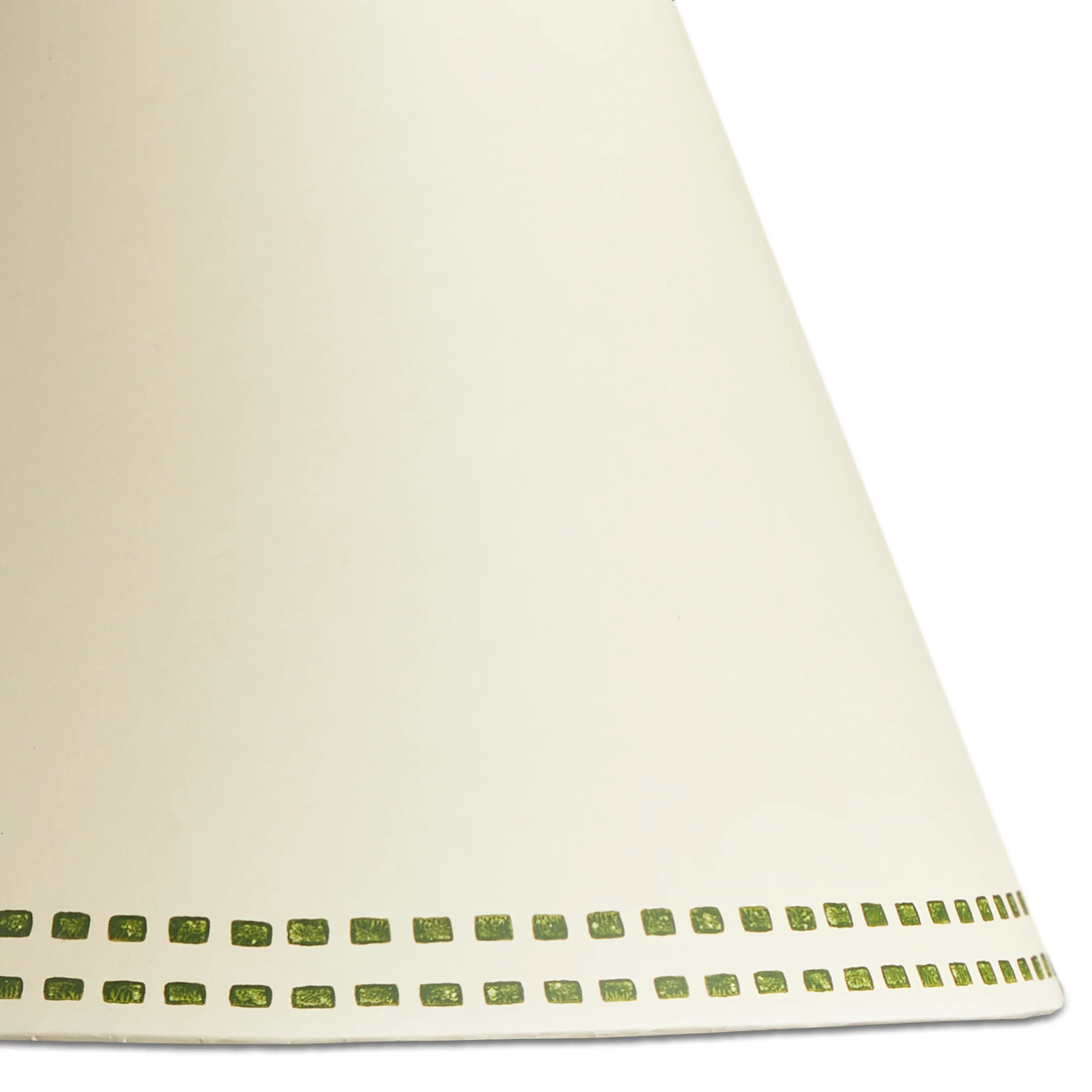 12 inch empire shade in verdant tracks hand painted card