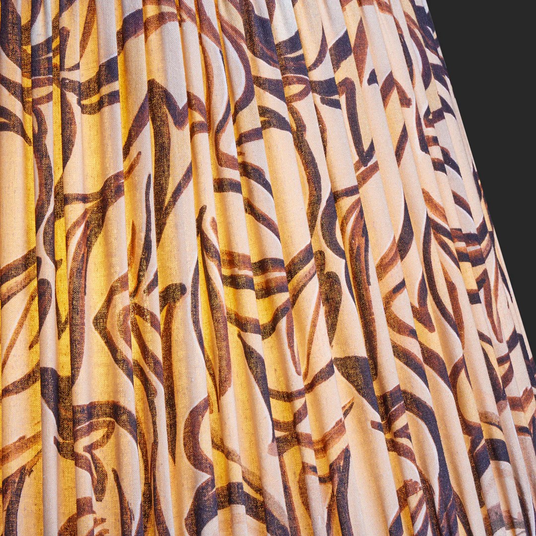 12 inch straight empire shade in natural Disco Zebra by Matthew Williamson - Image 3