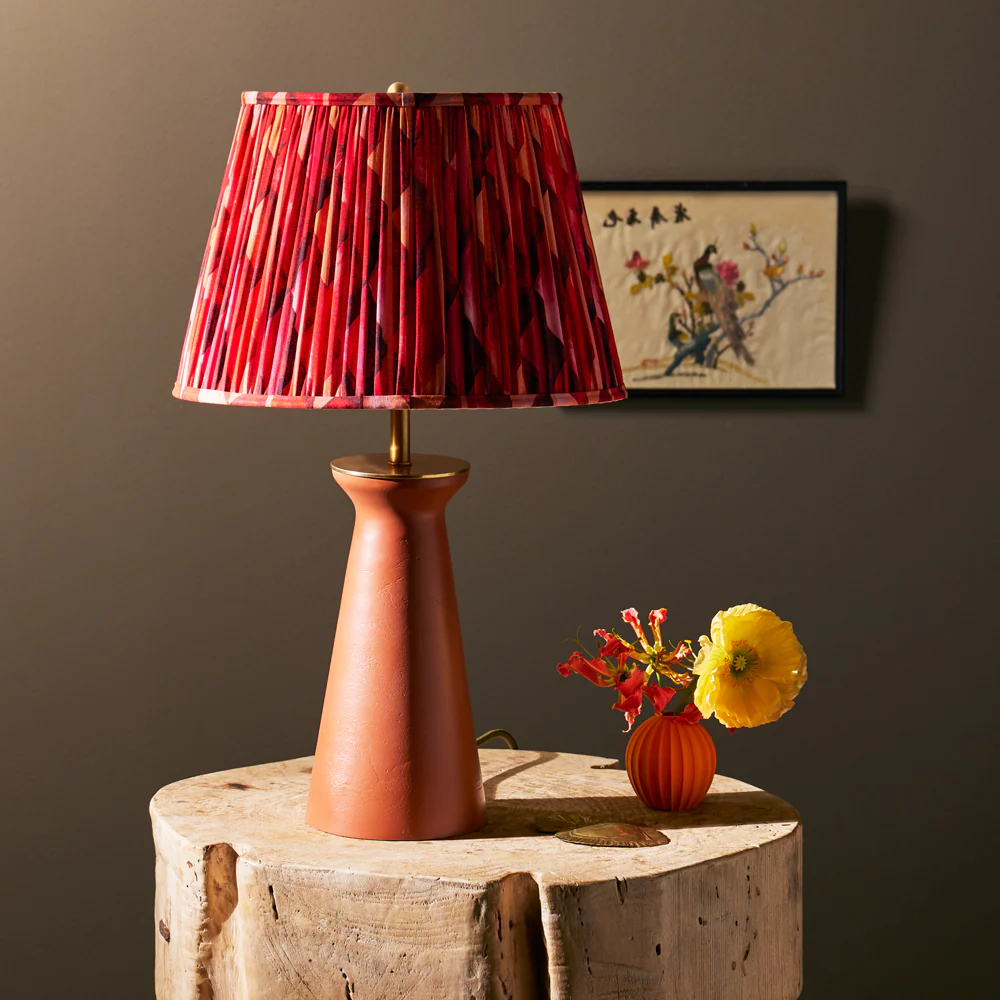 12 inch straight empire shade in red harlequin by Matthew Williamson - Image 5