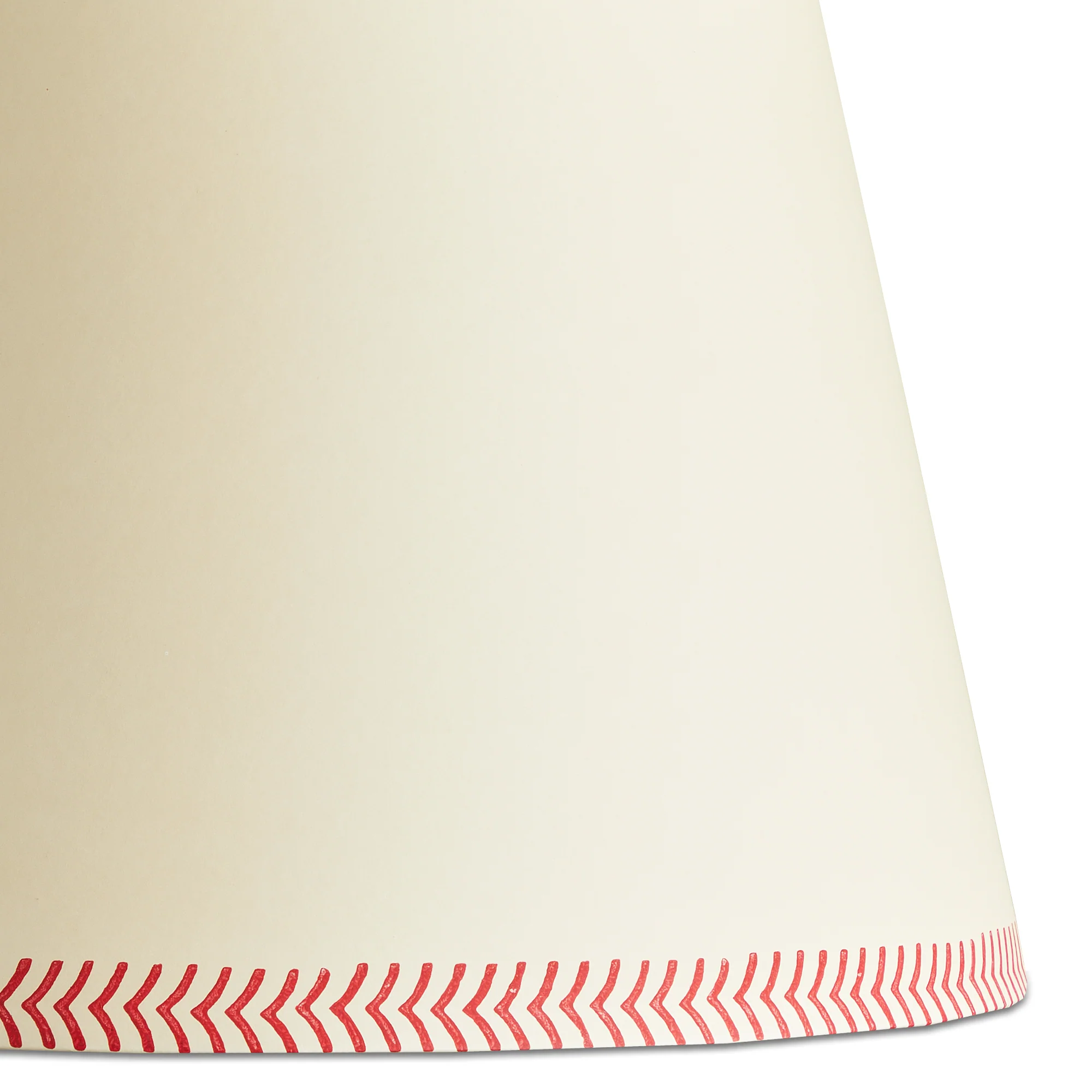 12 inch straight empire shade in scarlet arrows hand painted card - Image 2