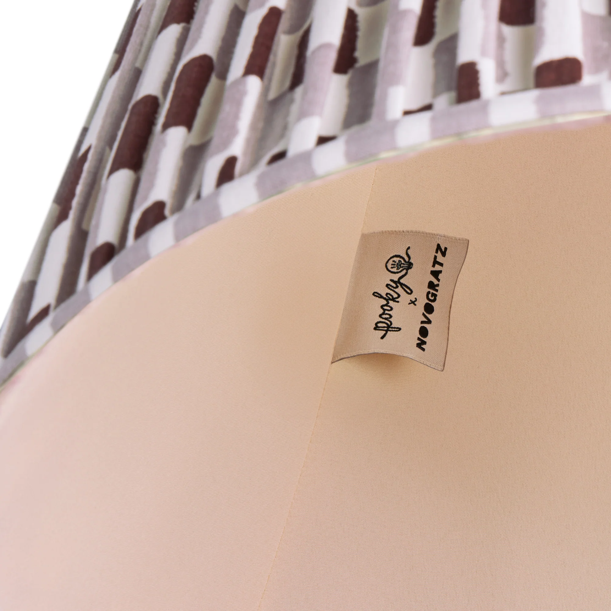 12 inch tall tapered shade for cordless lamps in Cappuccino Antonine by Novogratz - Image 6