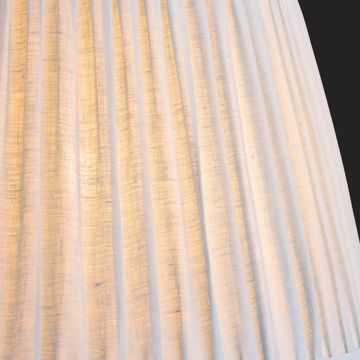 14 inch straight empire reversible gimbal bloomer shade in blue sky linen - Image 3