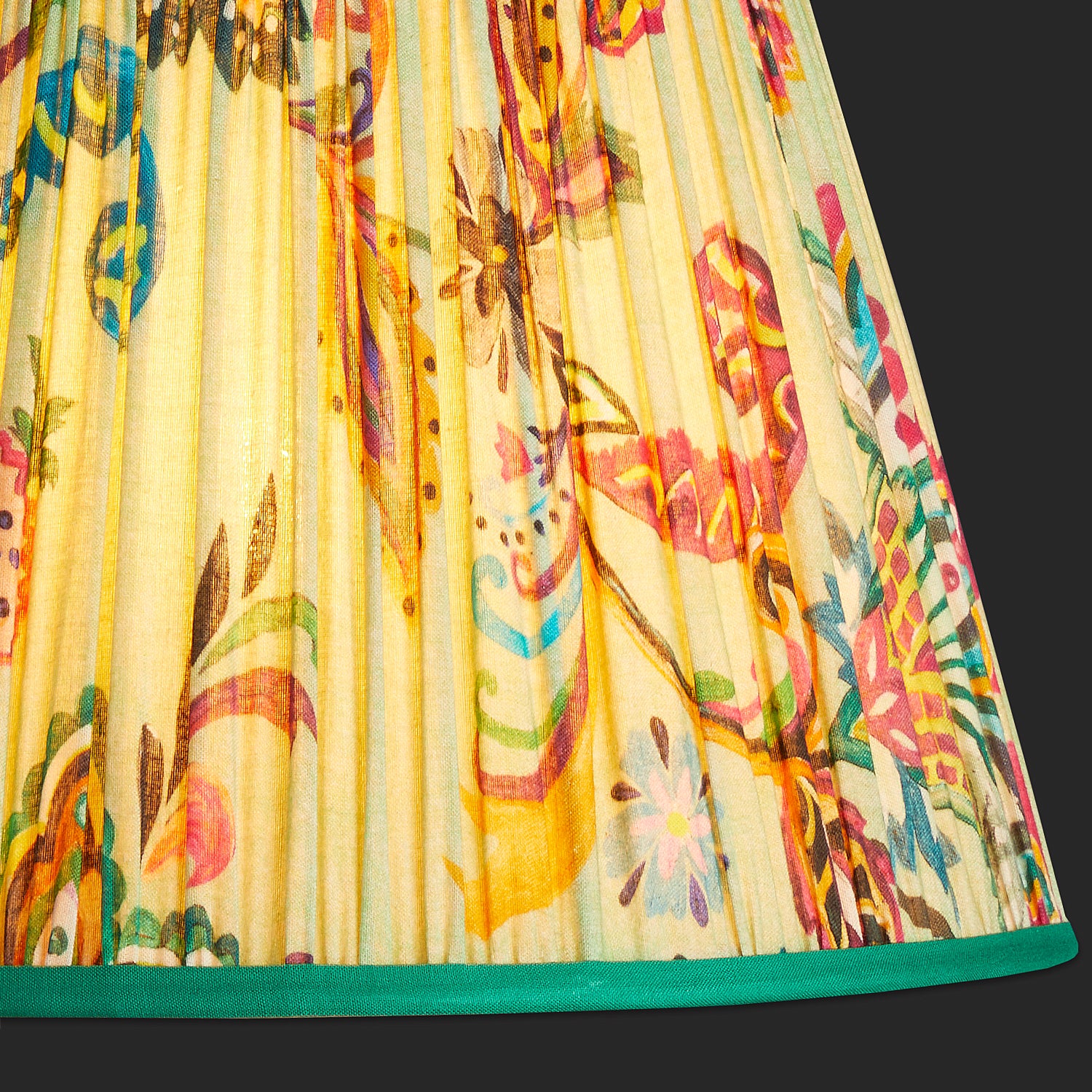 14 inch straight empire shade in green paisley by matthew williamson - Image 2