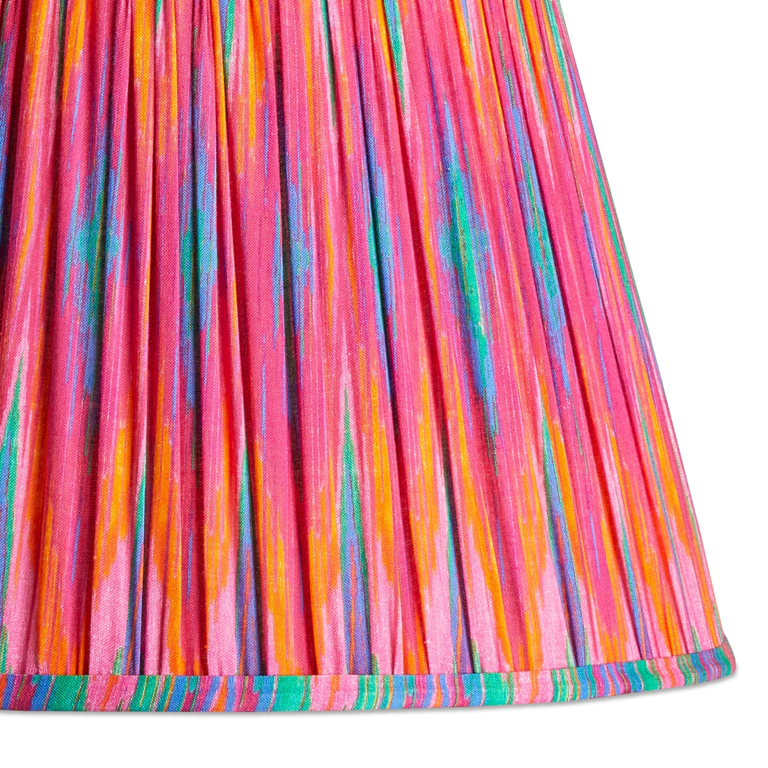 14 inch straight empire shade in pink ikat by matthew williamson