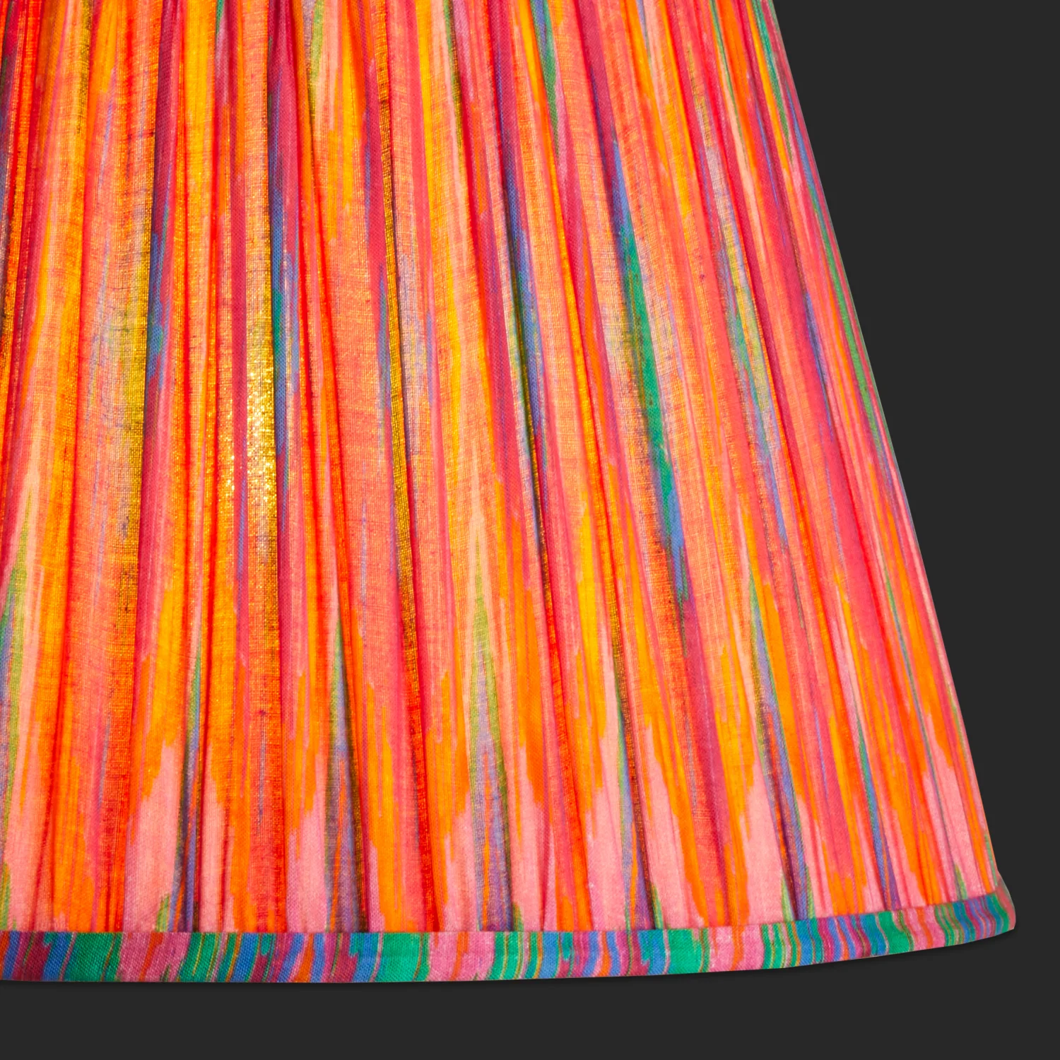 14 inch straight empire shade in pink ikat by matthew williamson - Image 2