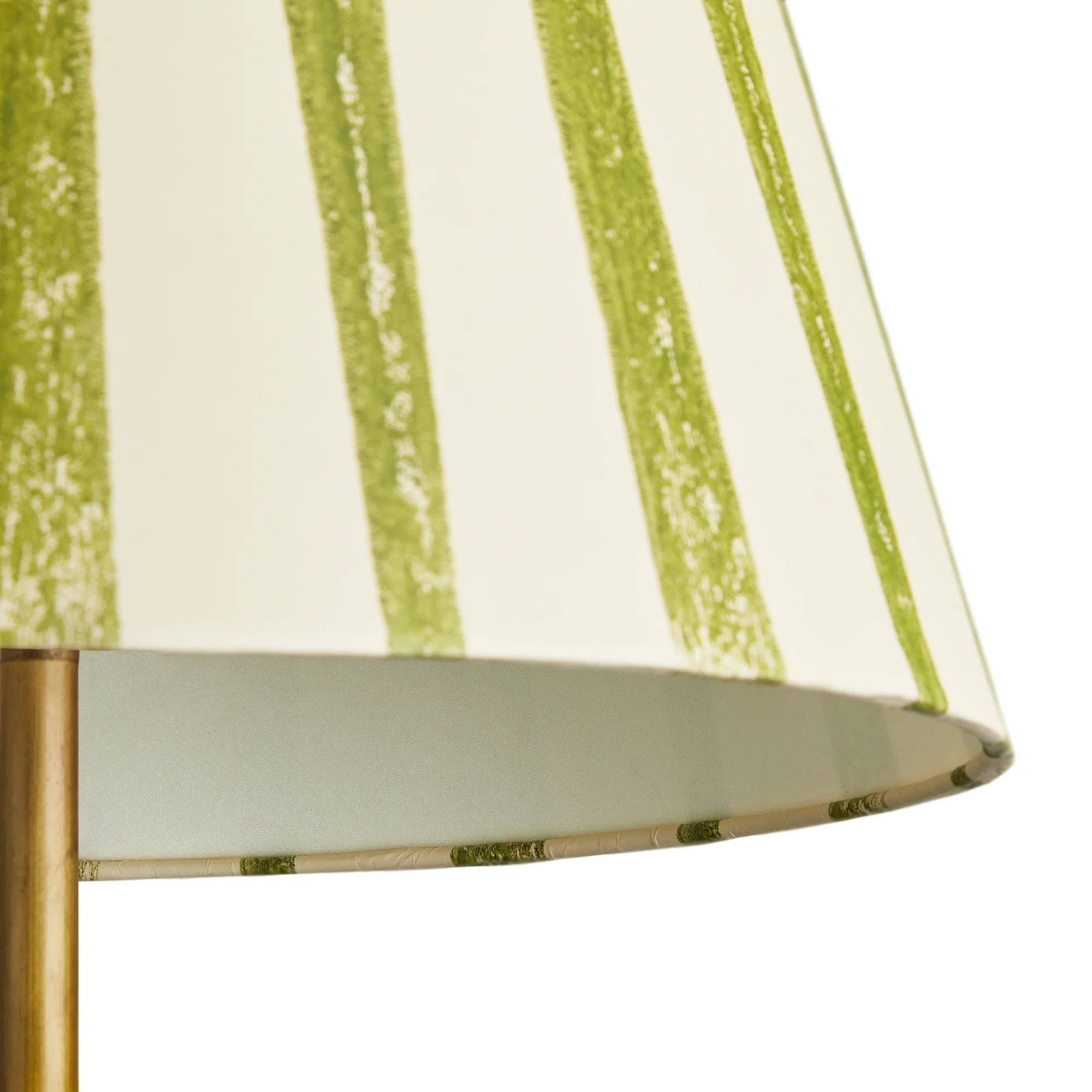 14 inch straight empire shade in verdant tapers hand painted card - Image 2