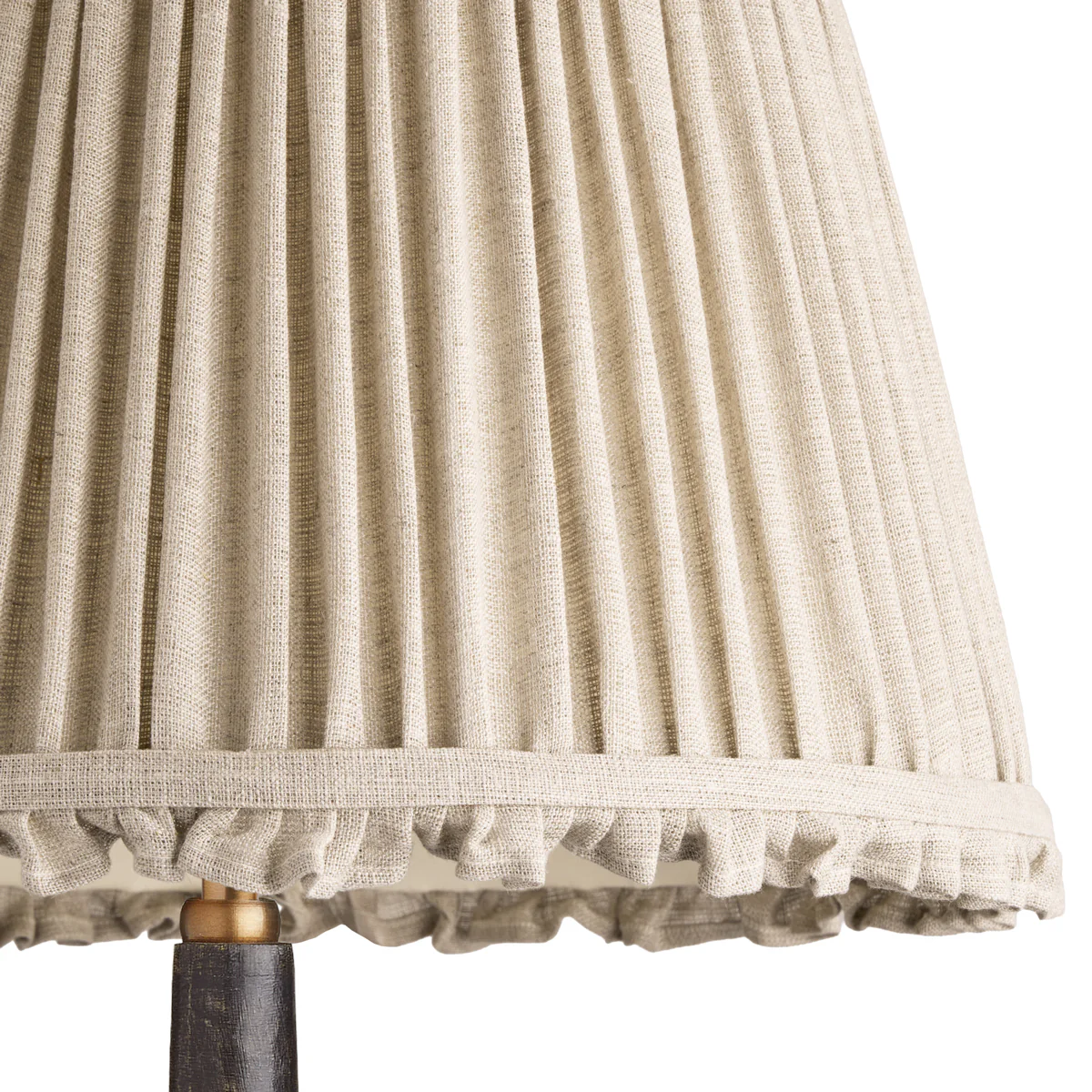 16 inch straight empire bloomer shade in natural linen - Image 2