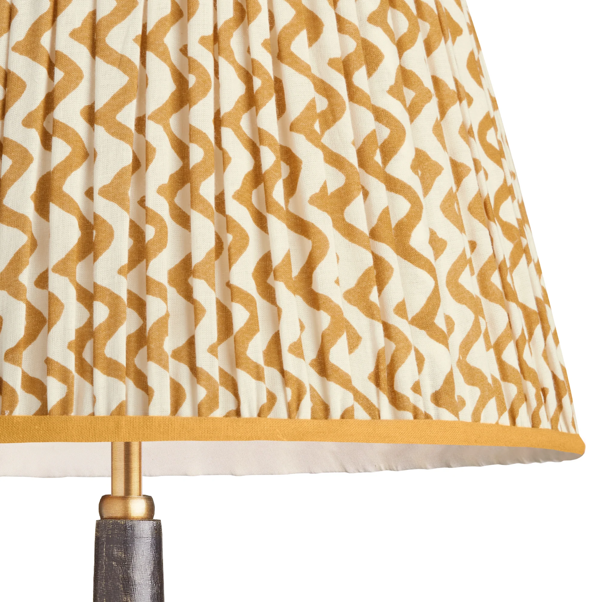 16 inch straight empire shade in caramel chevrons - Image 2
