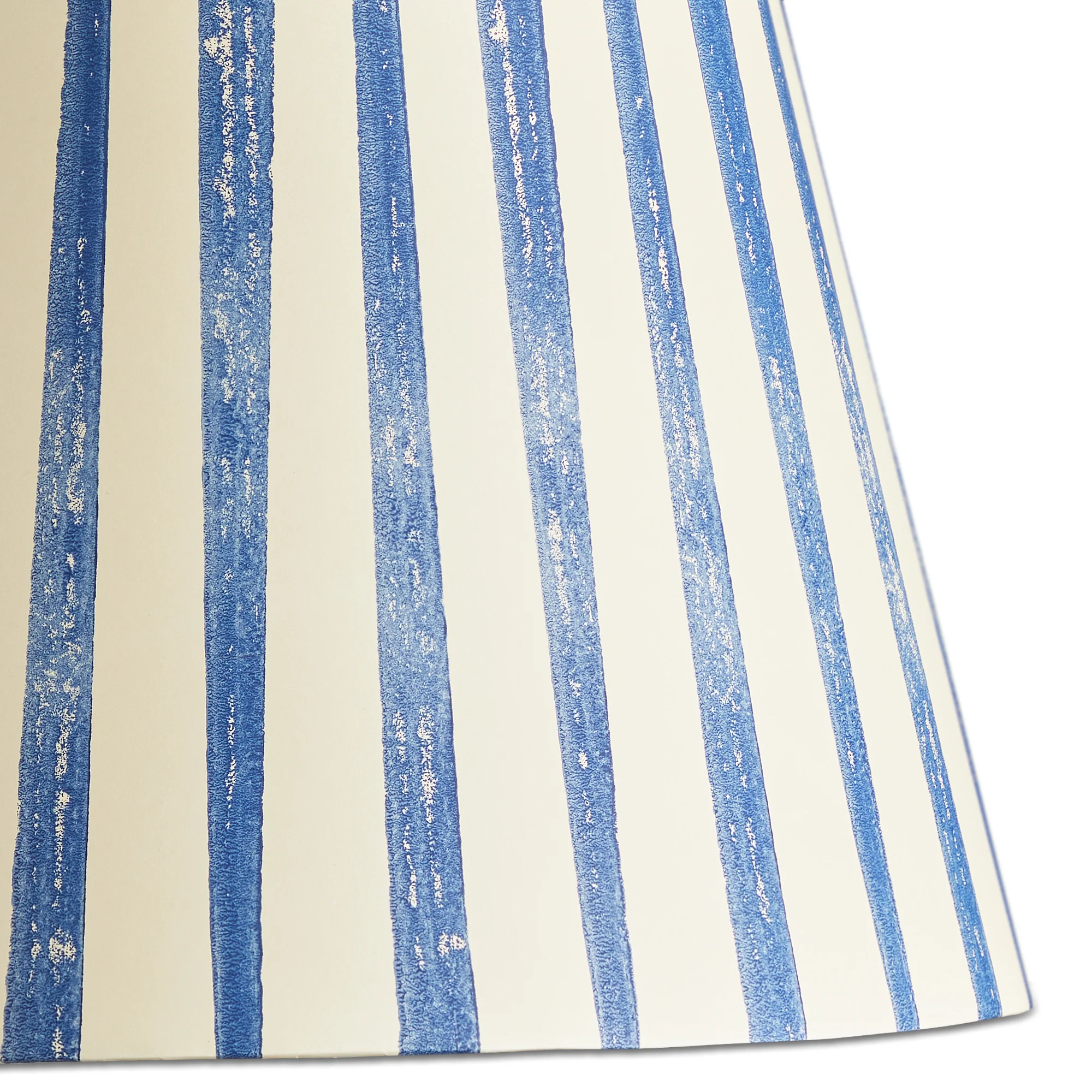 16 inch straight empire shade in ocean tapers hand painted card