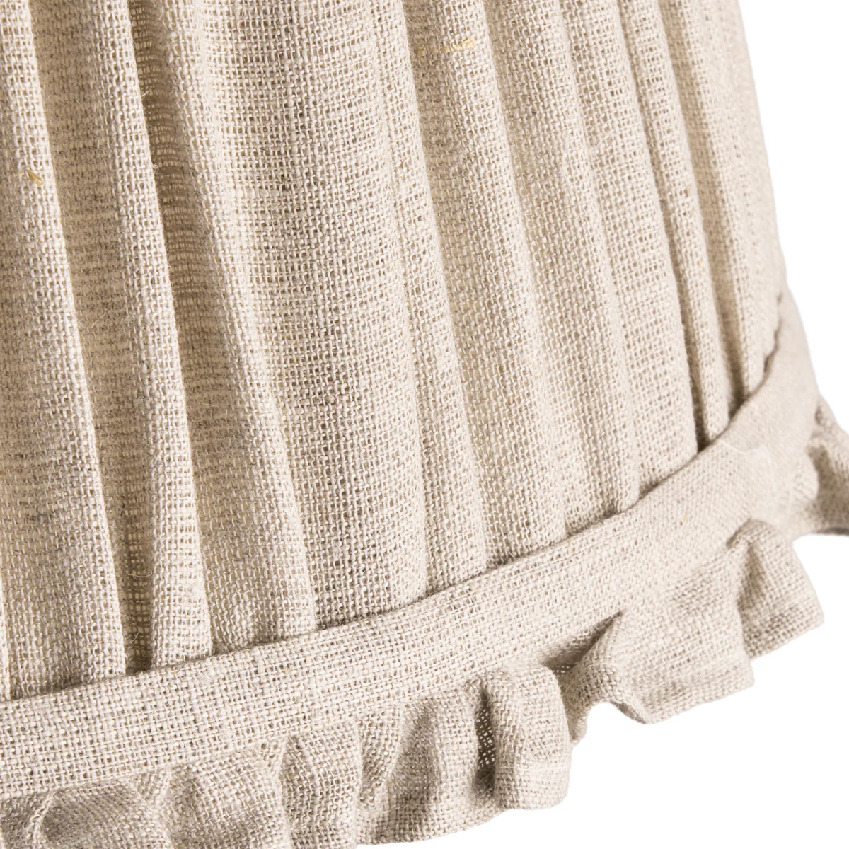 18 inch straight empire bloomer shade in natural linen - Image 4