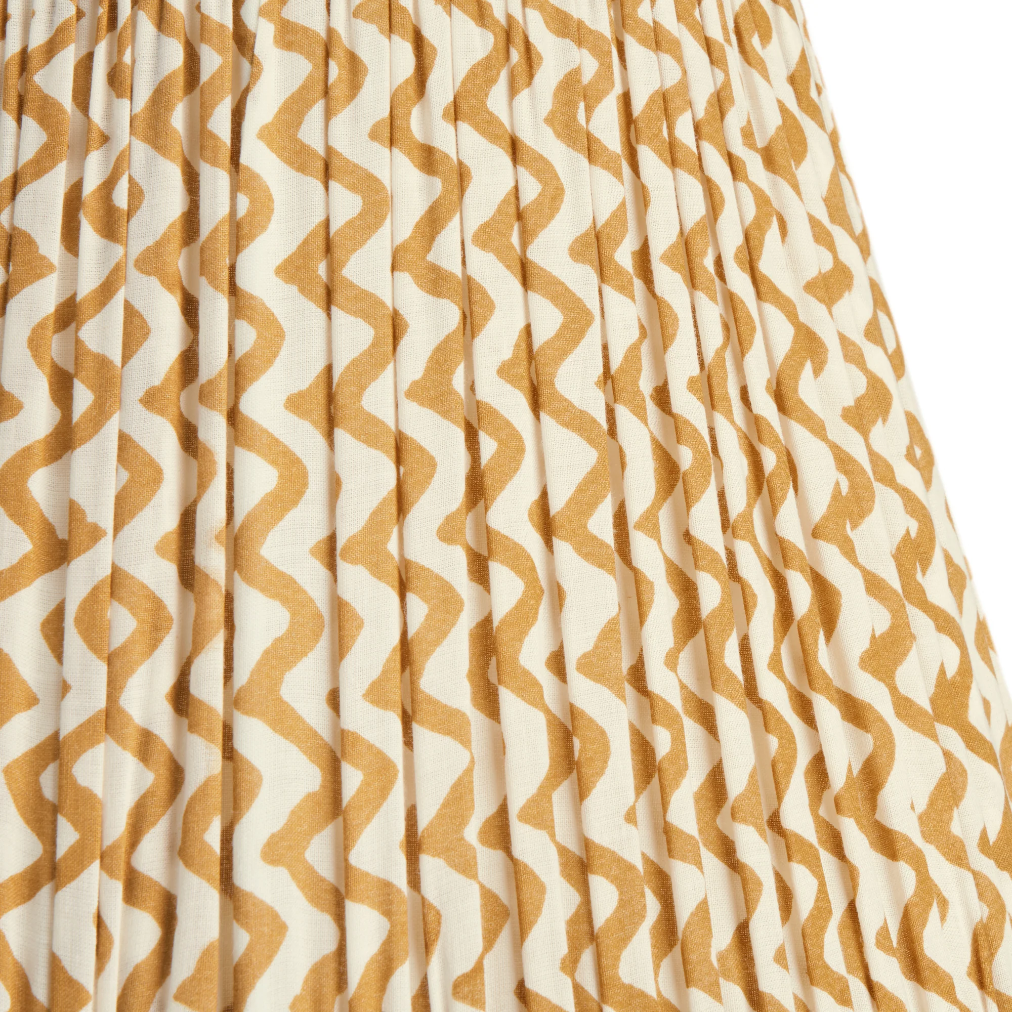 18 inch straight empire shade in caramel chevrons