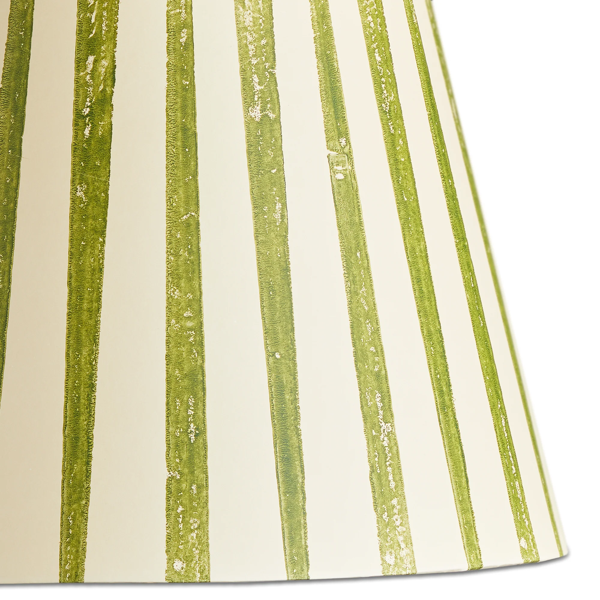 20 inch straight empire shade in verdant tapers hand painted card