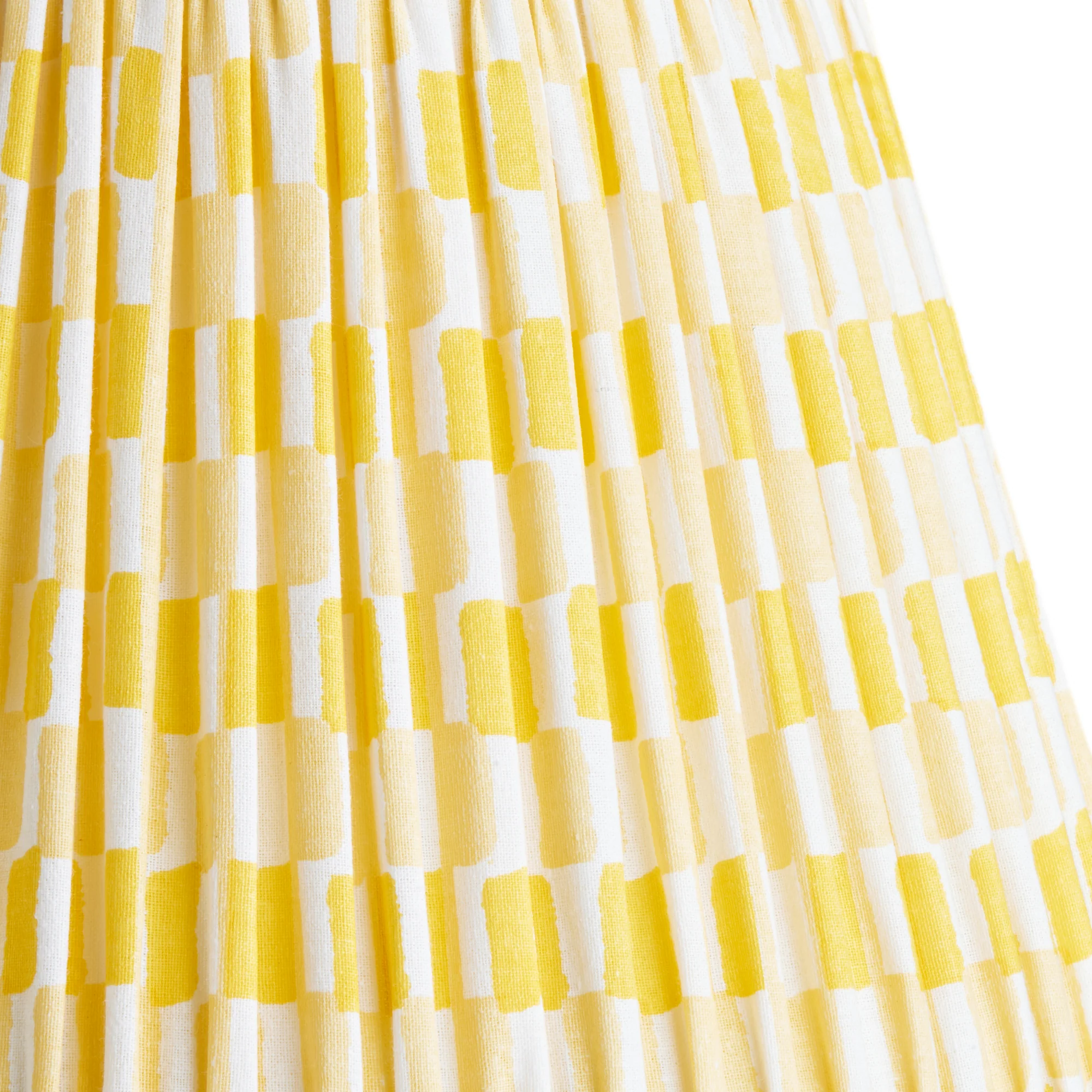 5.5 inch tall tapered shade for cordless lamps in Sunshine Antonine by Novogratz