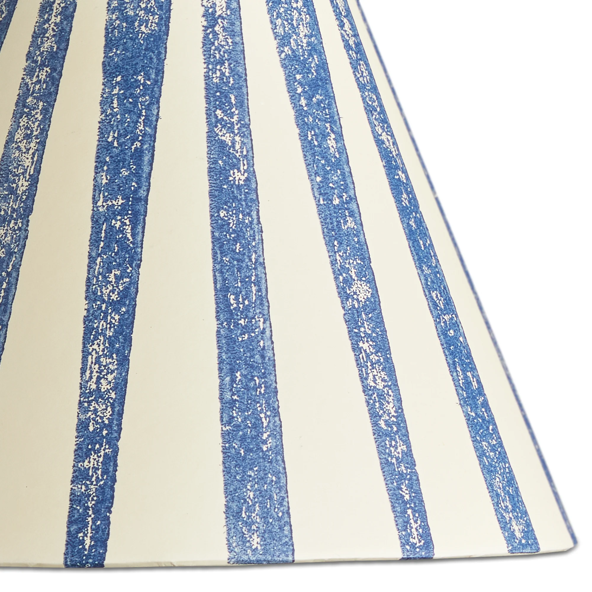 6 inch empire clip on shade in ocean tapers hand painted card