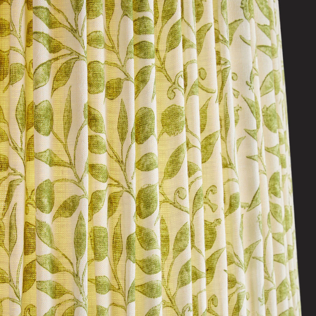 6 inch empire shade for cordless lamps in thyme rosehip linen by morris & co - Image 3