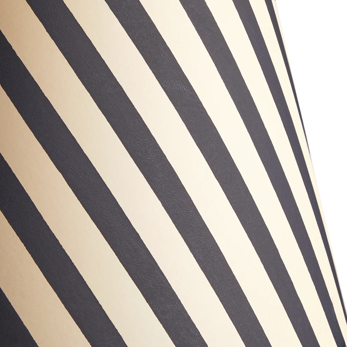 8 inch empire clip on shade in jet stripes hand painted card