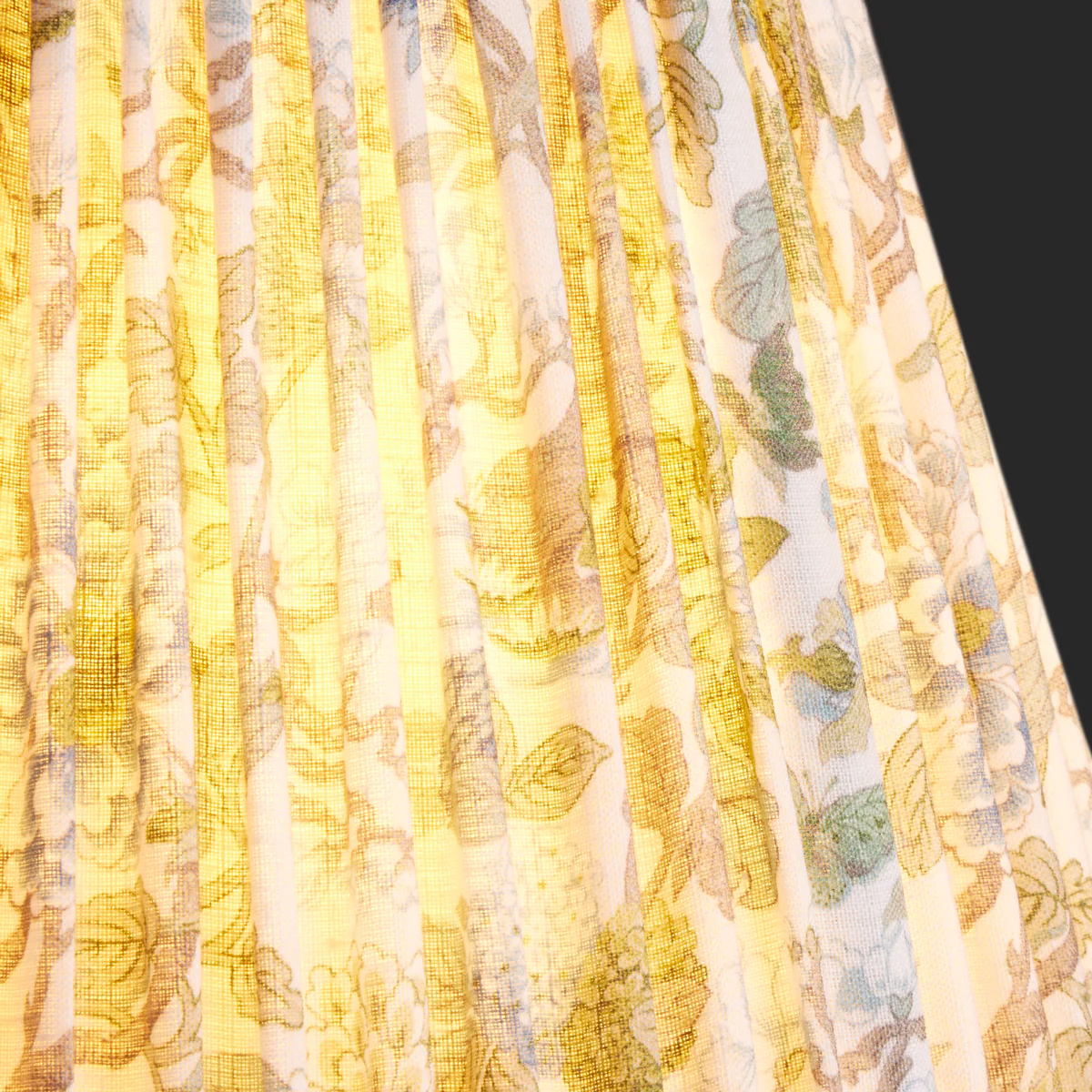 8 inch empire shade for cordless lamps in willow Little Magnolia linen by GP & J Baker - Image 3