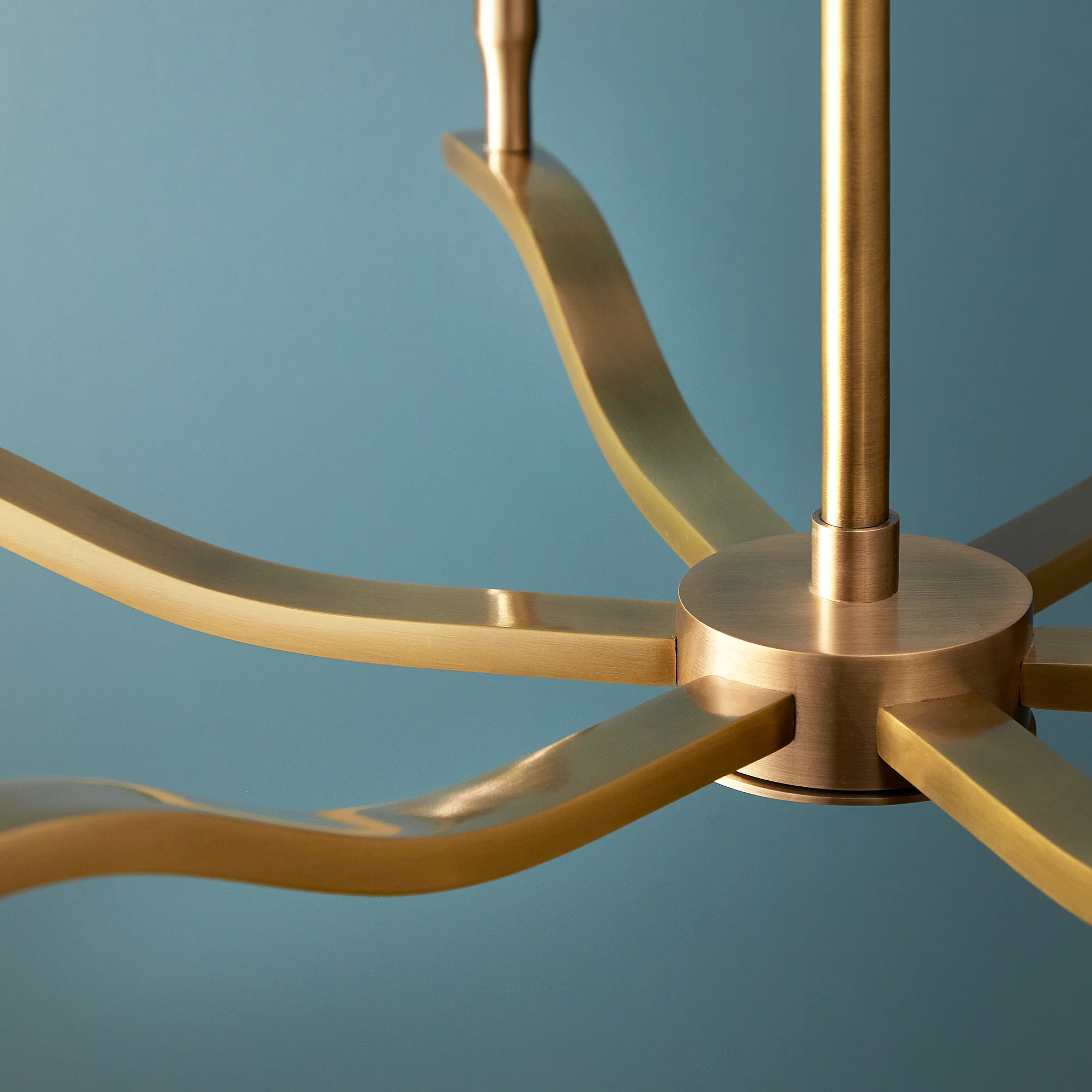 Albafloss chandelier in antiqued brass - Image 3