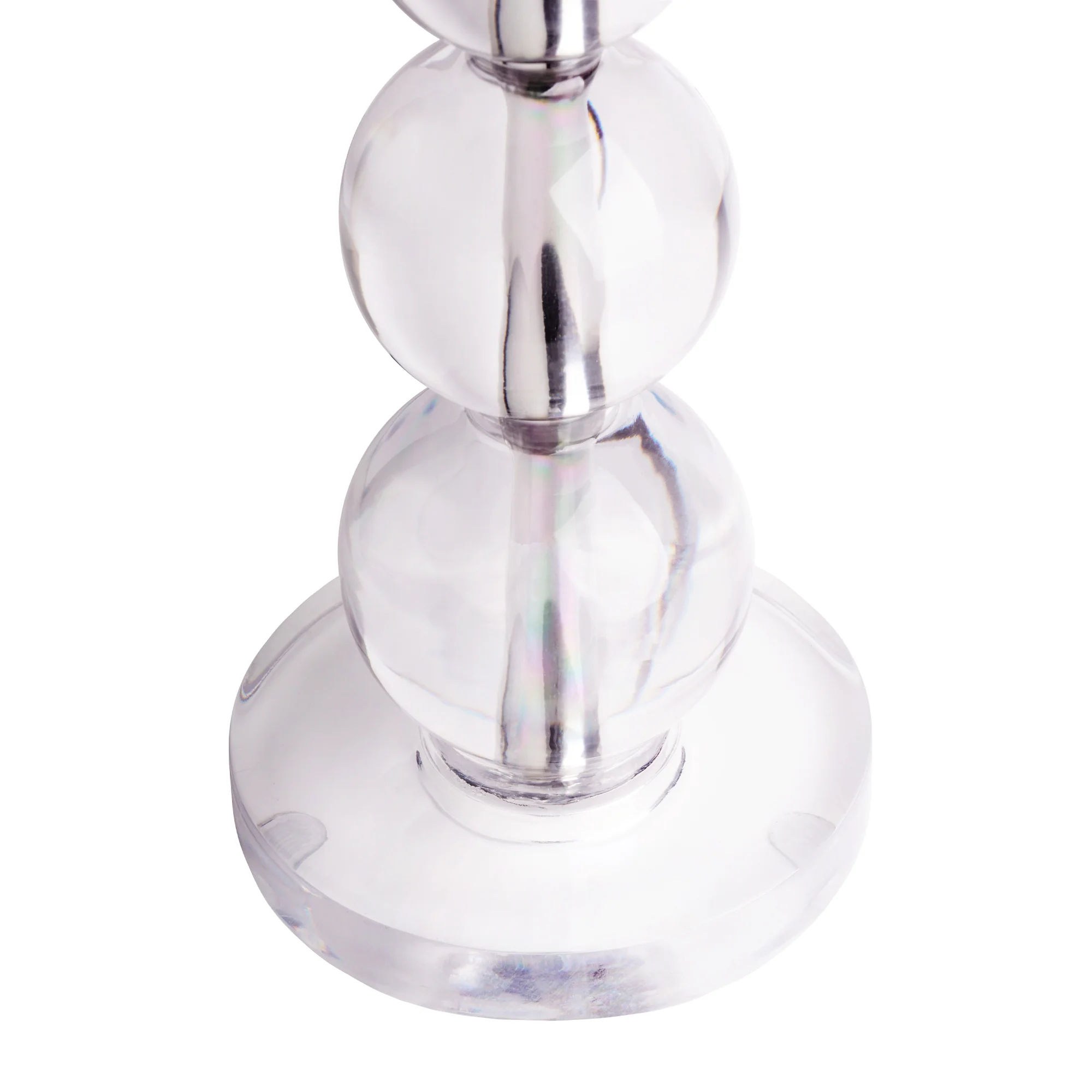Aurora table lamp in clear resin - Image 7