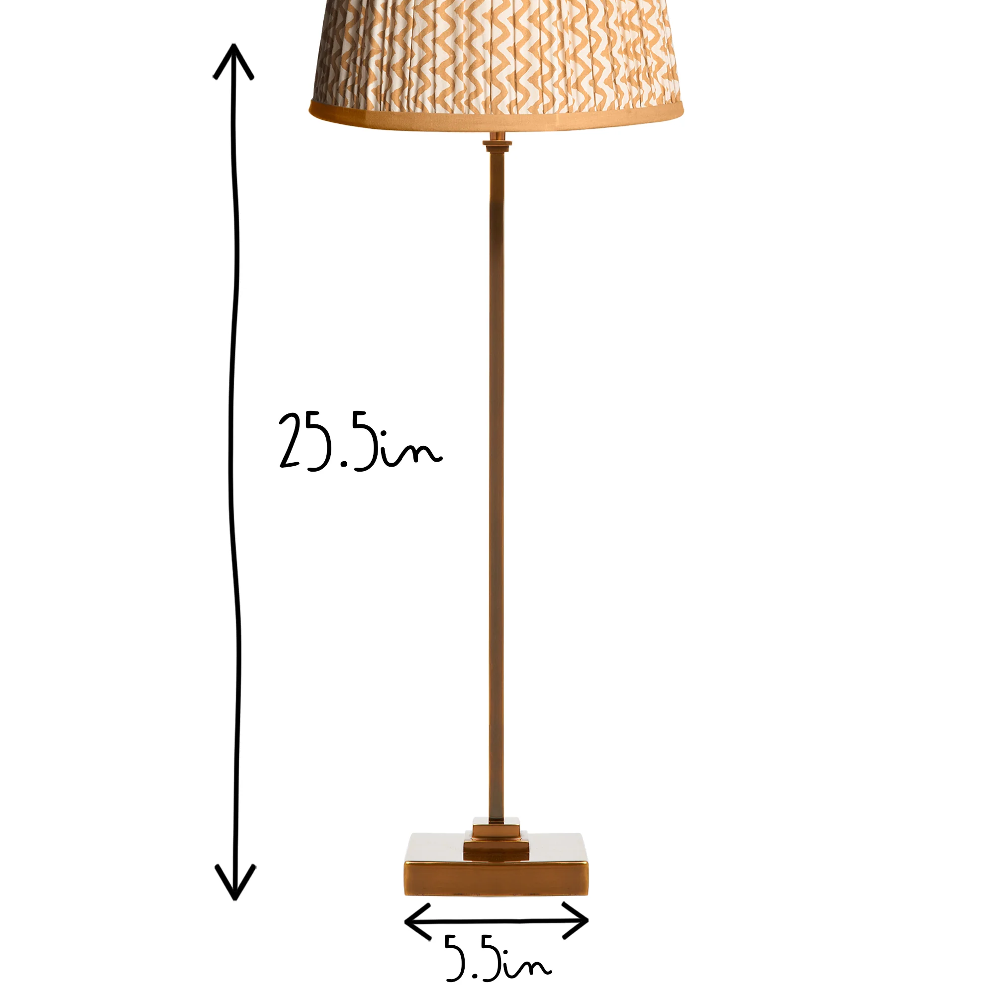 Babel Table Lamp in antiqued brass - Image 3
