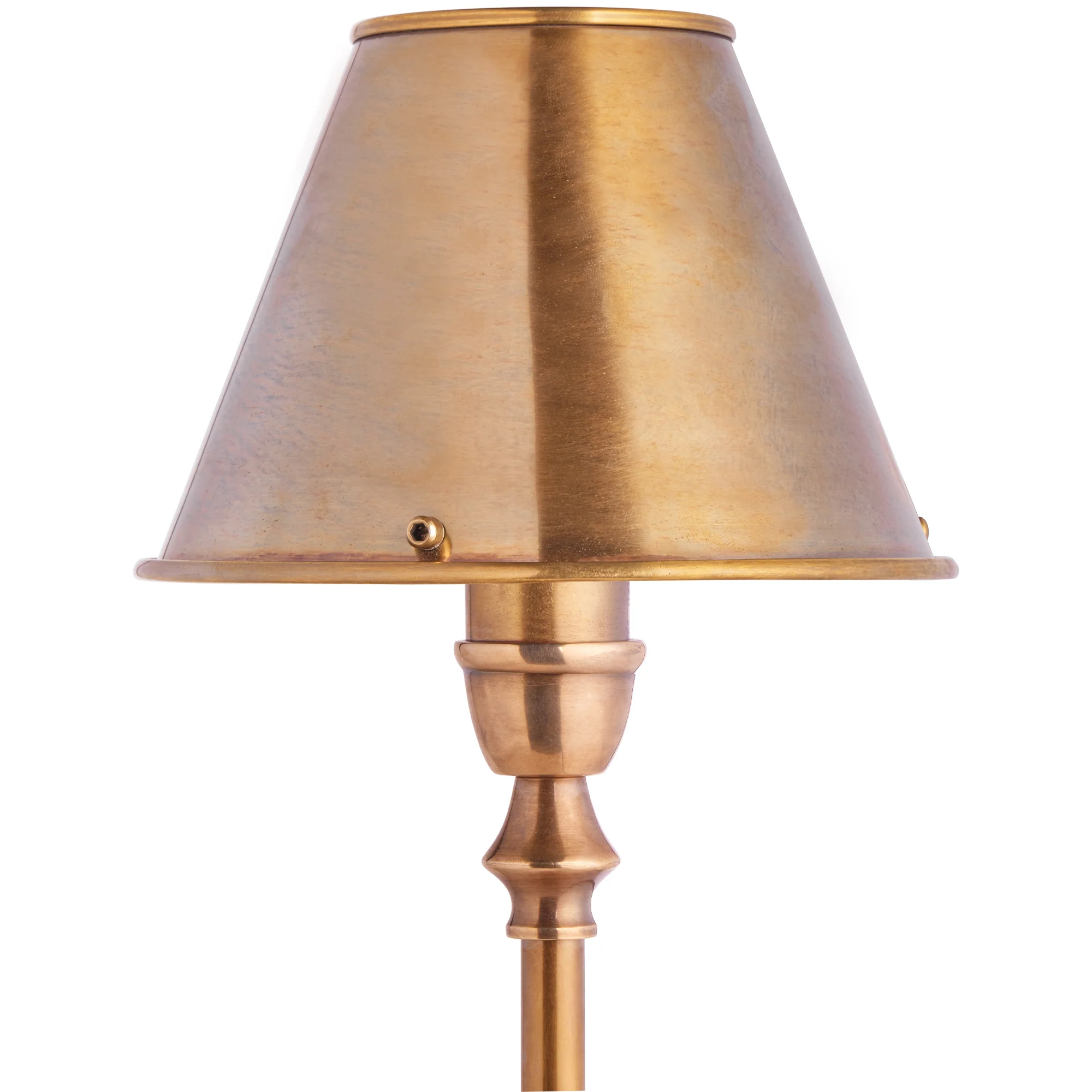 Bartlett table lamp in antiqued brass - Image 4