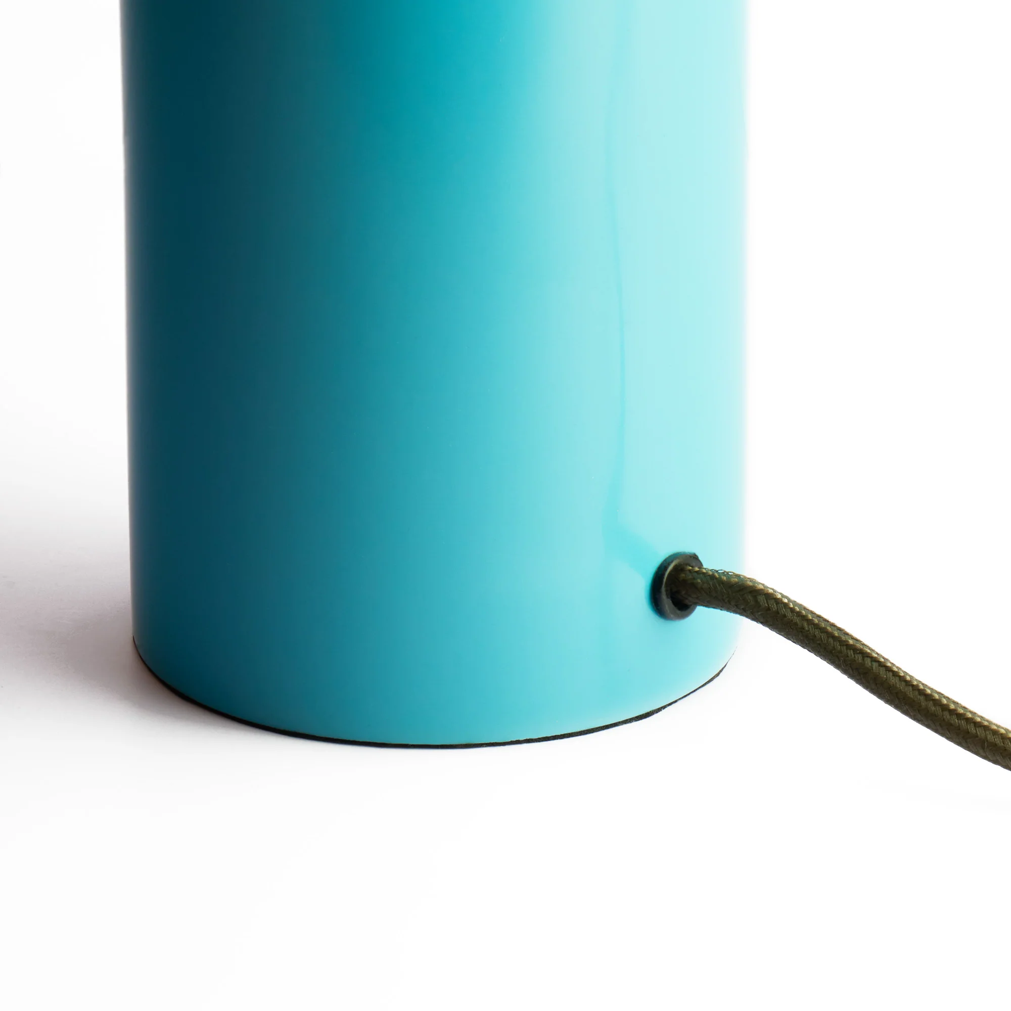 Burl Table Lamp in Blue - Image 3