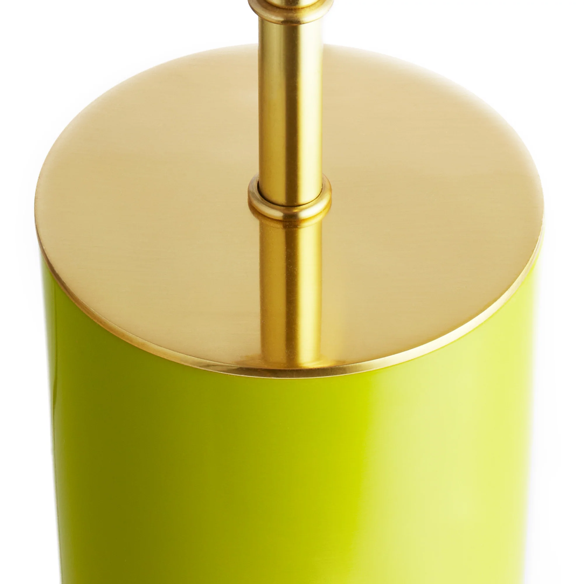 Burl Table Lamp in Lime - Image 4