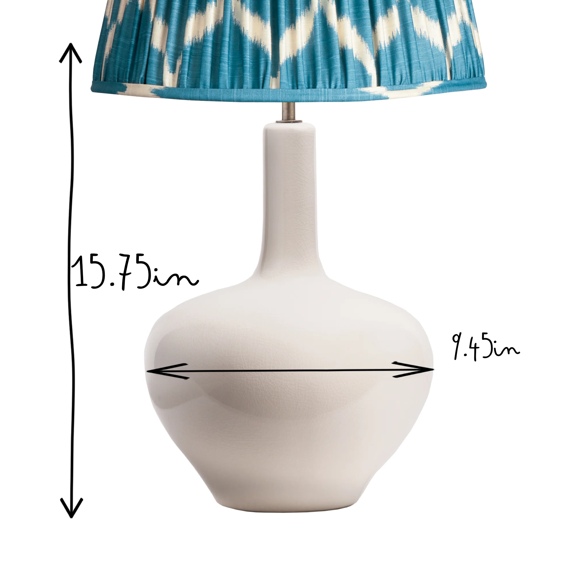 Carlo table lamp in white - Image 6