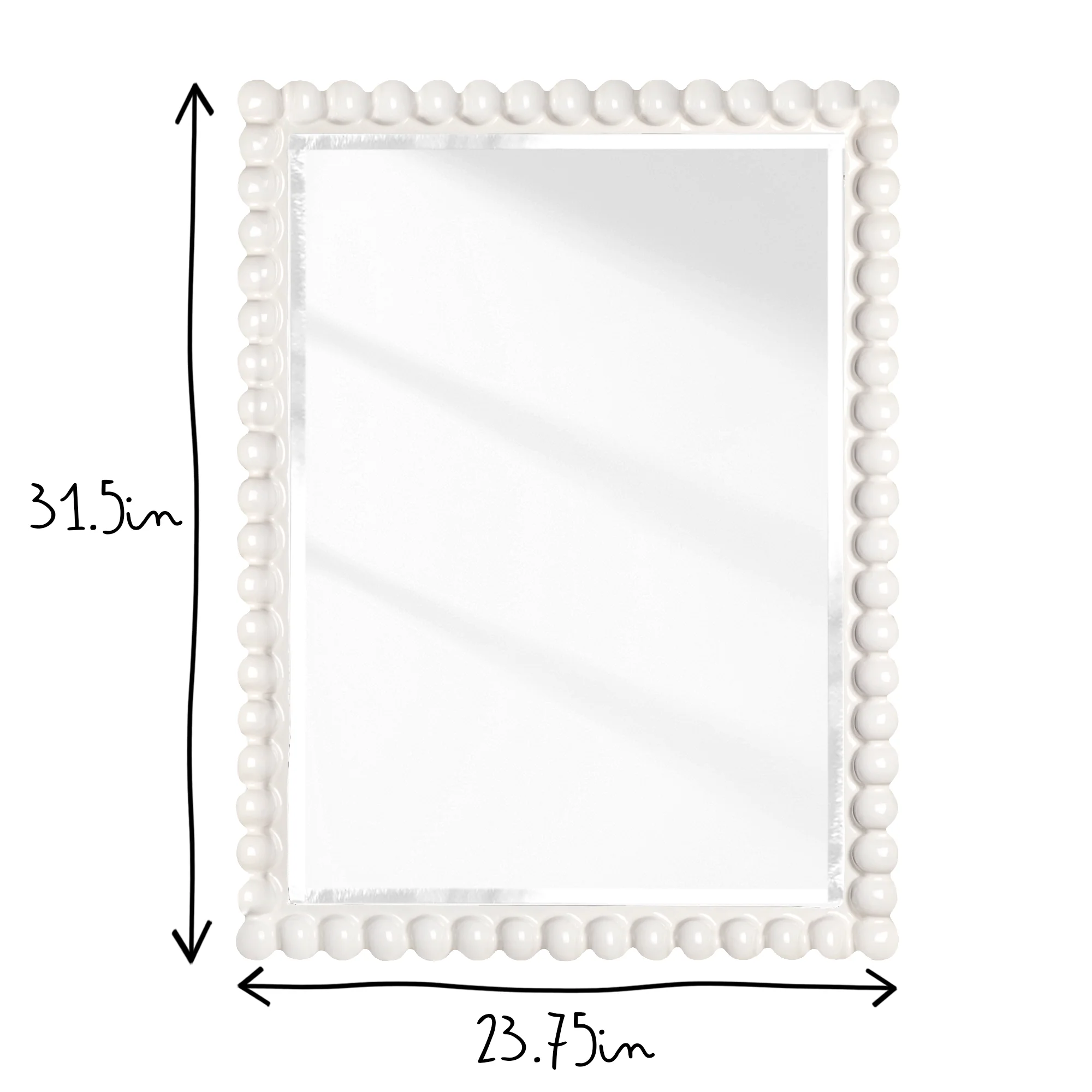 Charming Mirror in white - Image 8