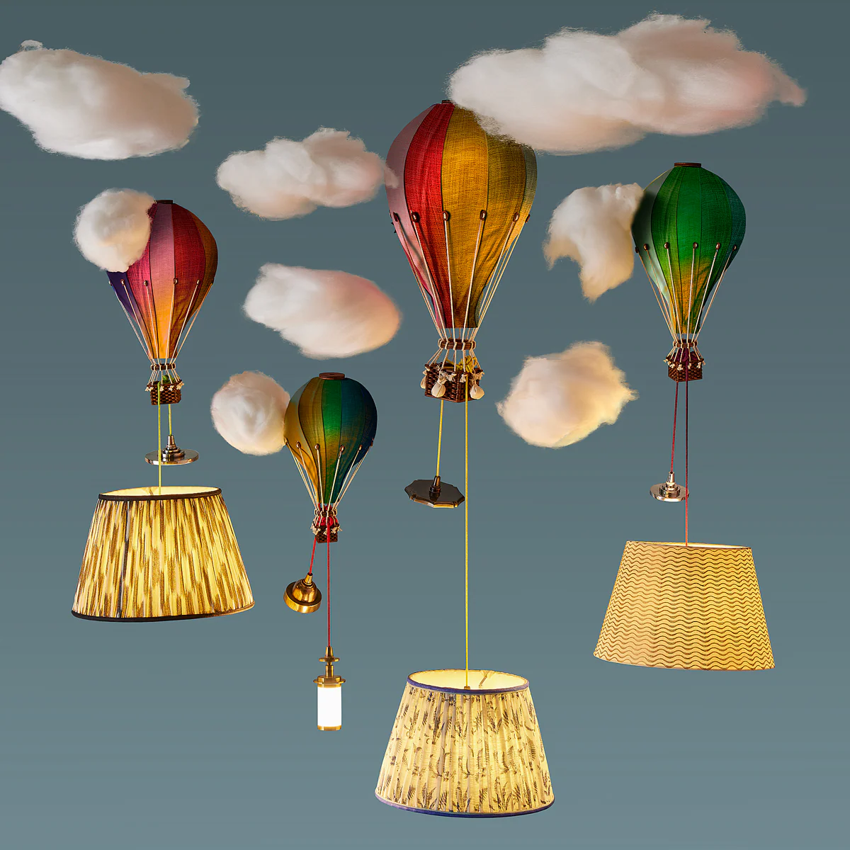 Classic Rechargeable pendant kit in antique brass - Image 3