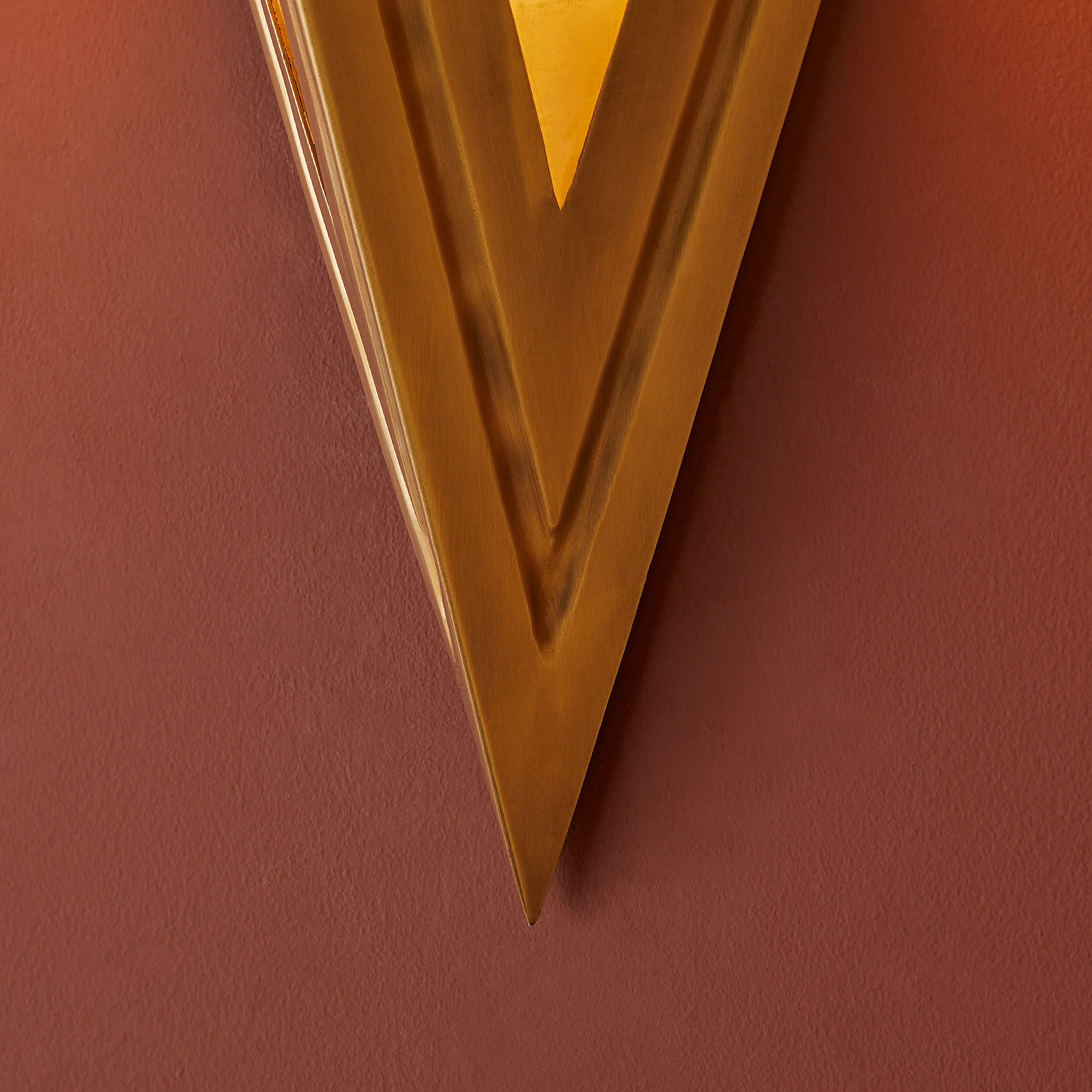 Cyrus wall sconce in antiqued brass - Image 8