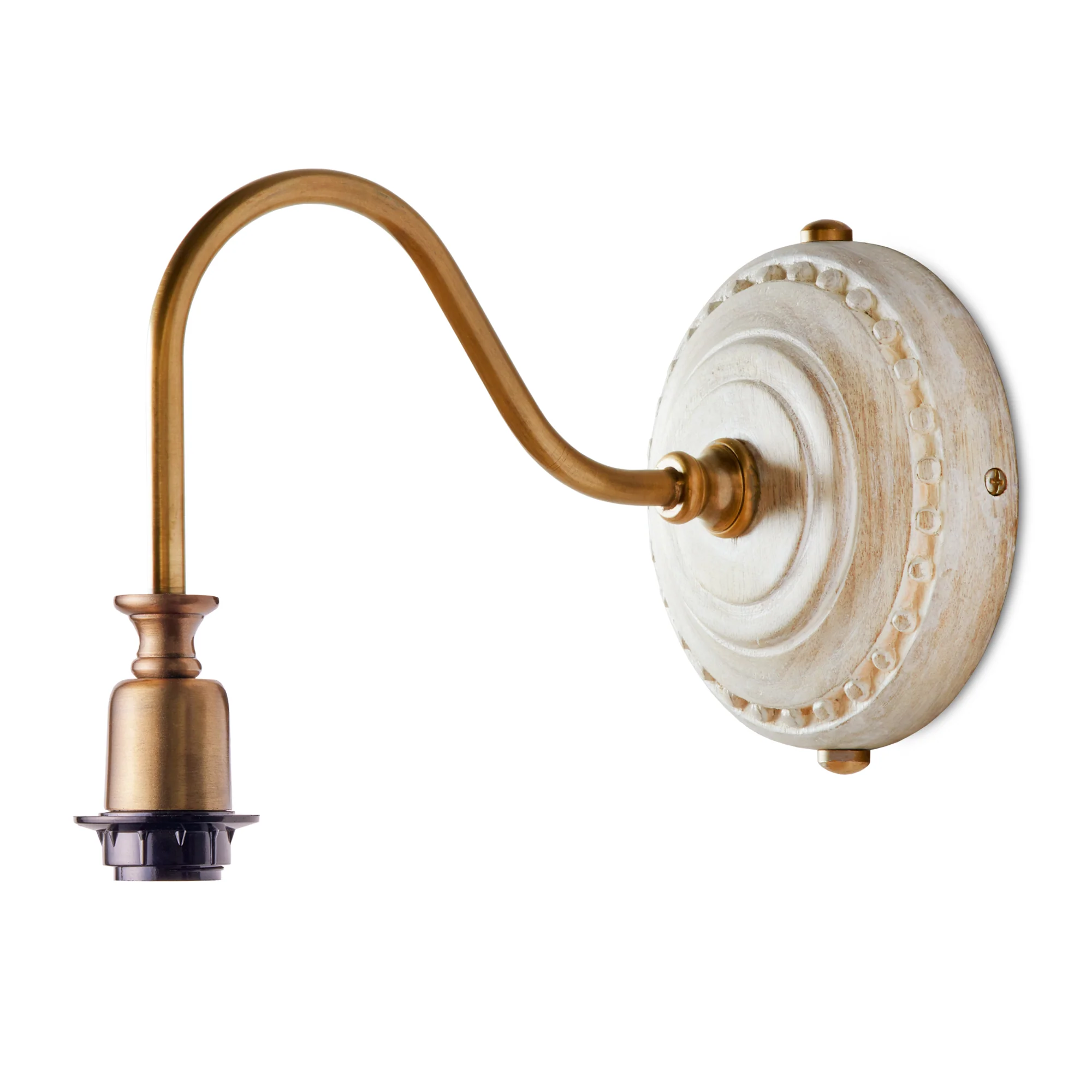 Drake wall fixture in natural wood