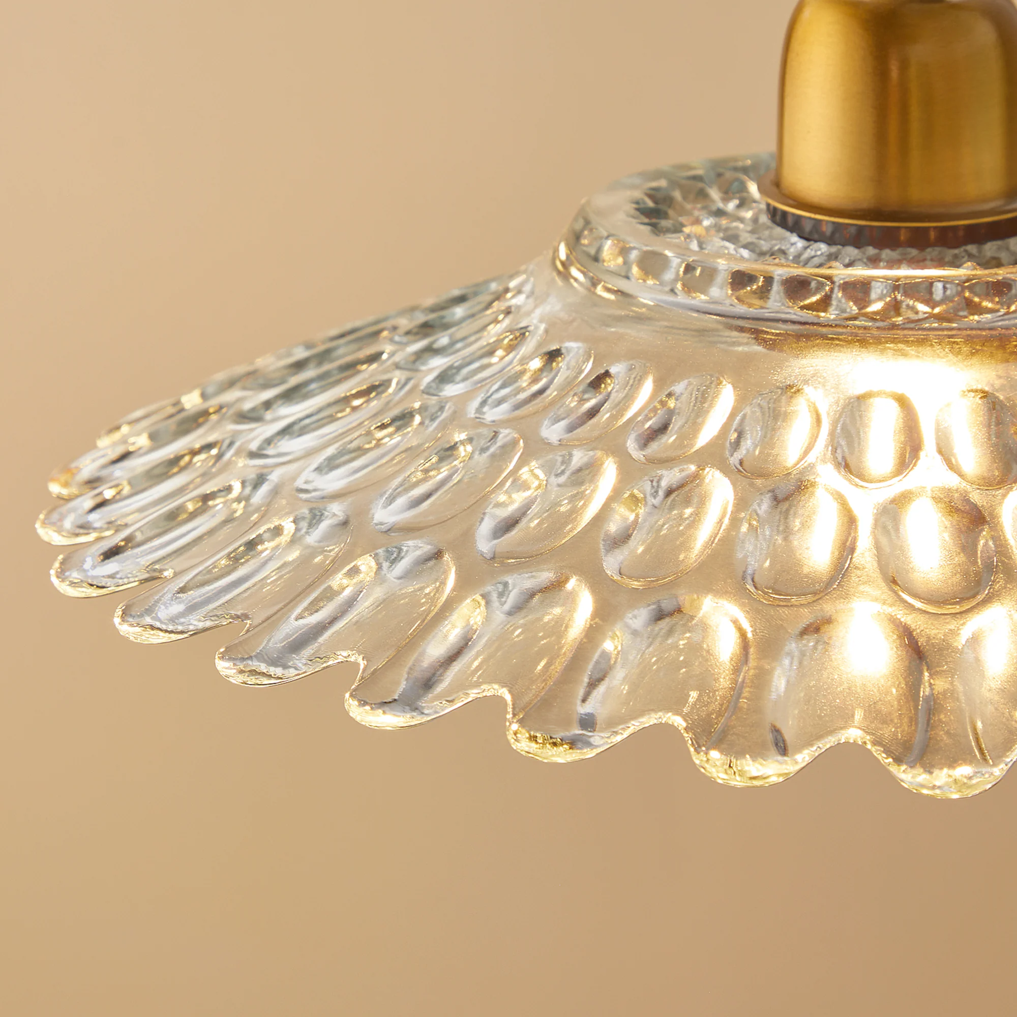 Eider pendant light in clear glass - Image 4