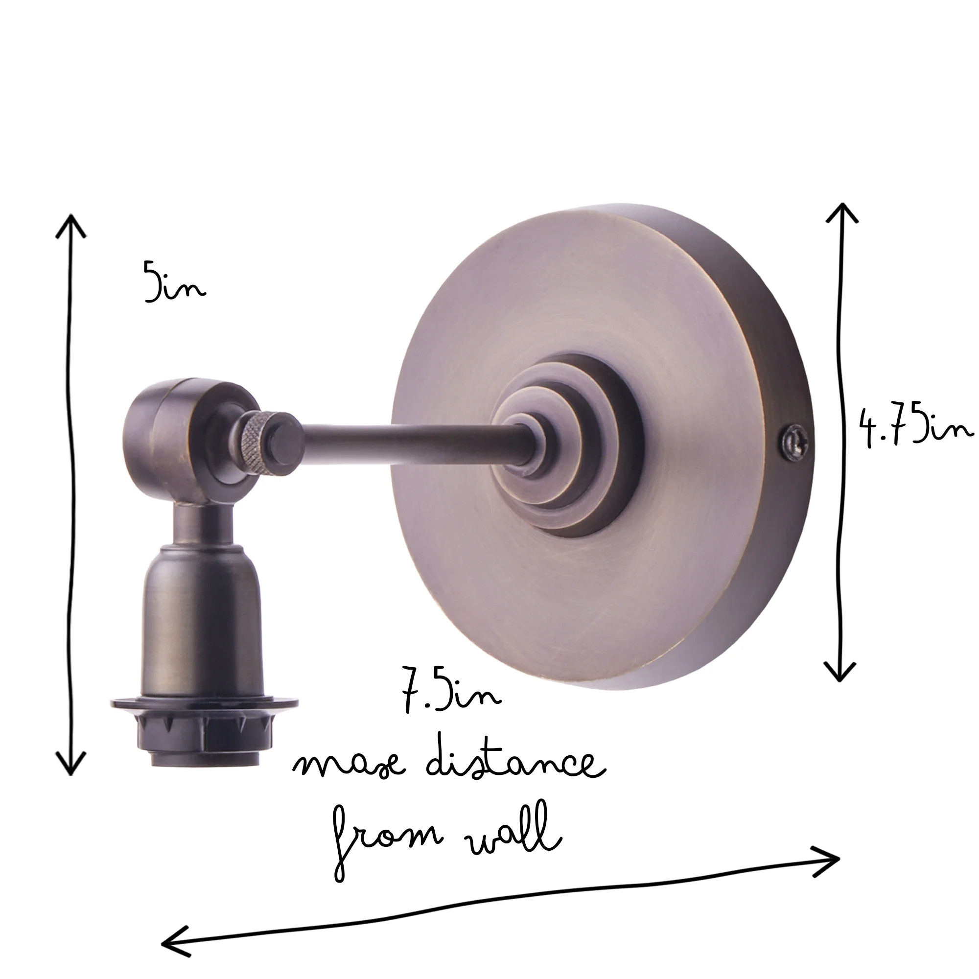 Elbow wall fixture in bronze - Image 6