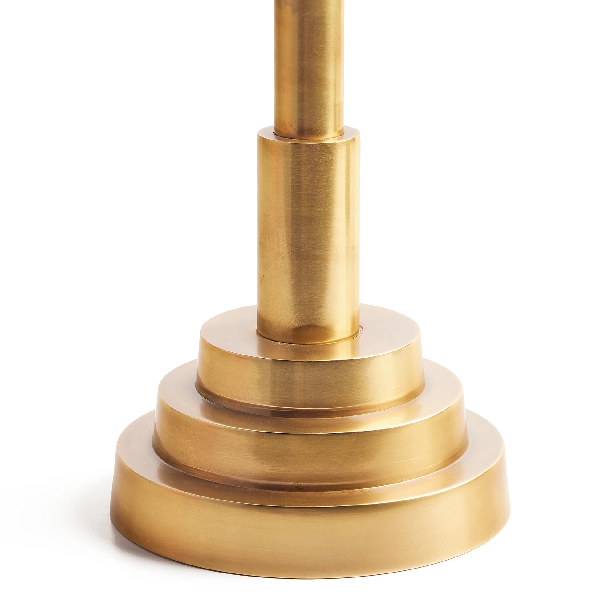 Ernest cordless table lamp in antiqued brass - Image 4