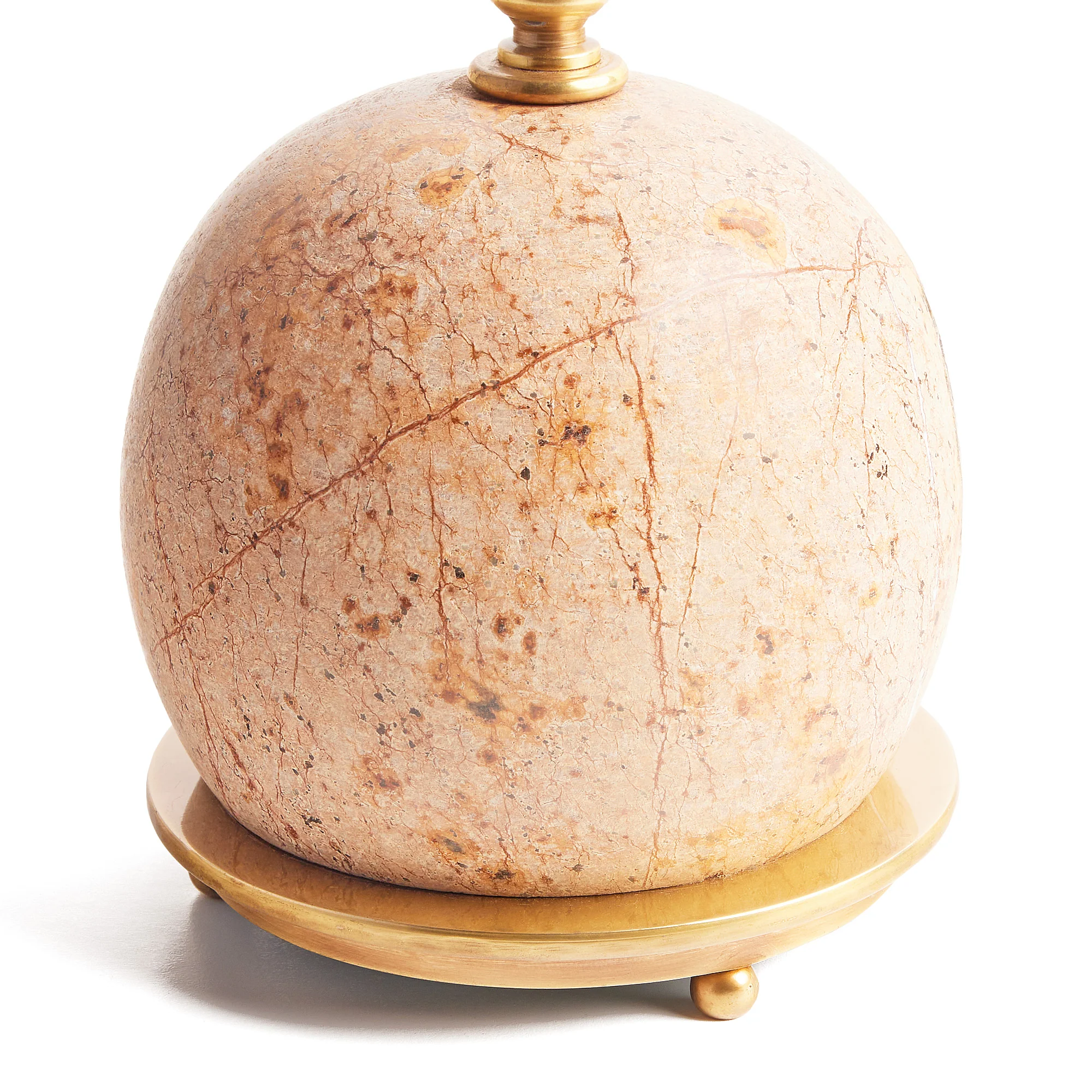Ferdy cordless table lamp in natural marble - Image 4