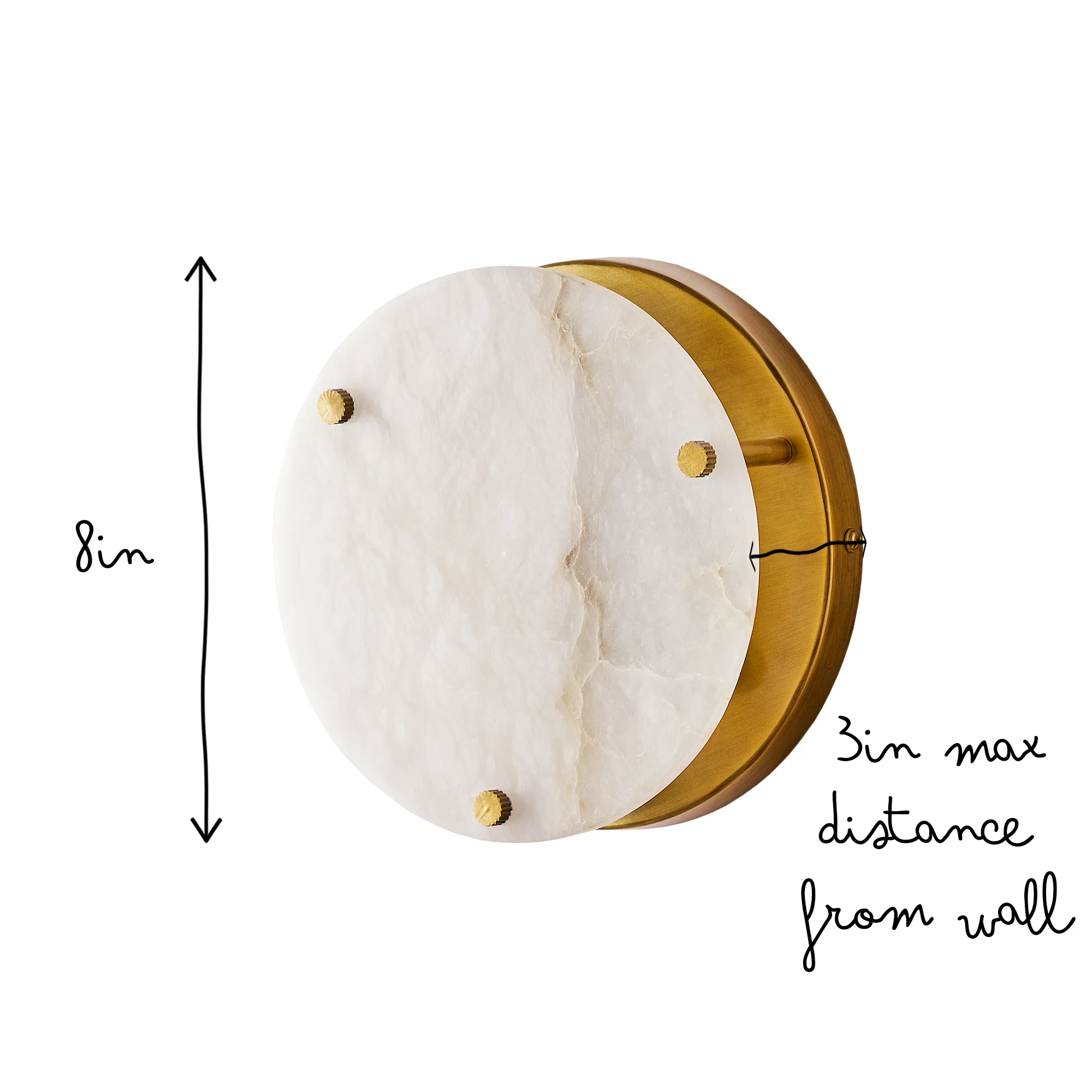 Flumo alabaster wall sconce - Image 11