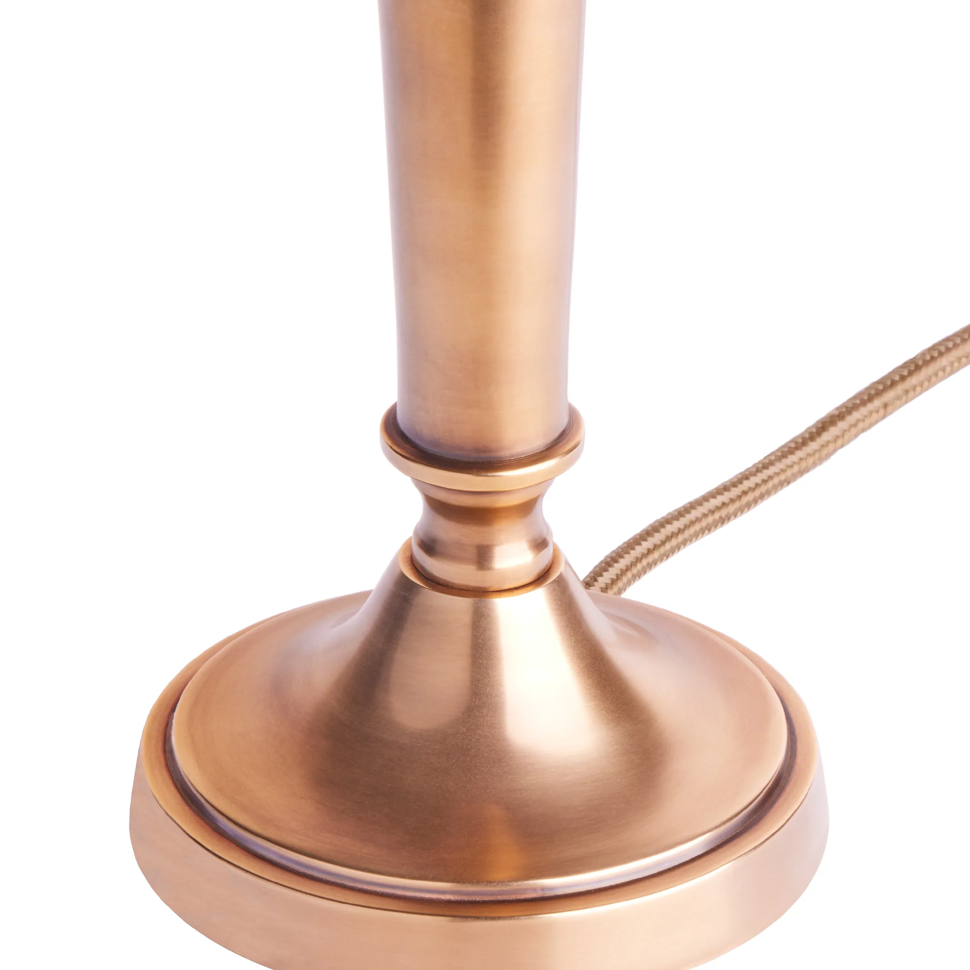 Goff table lamp in antiqued brass - Image 6