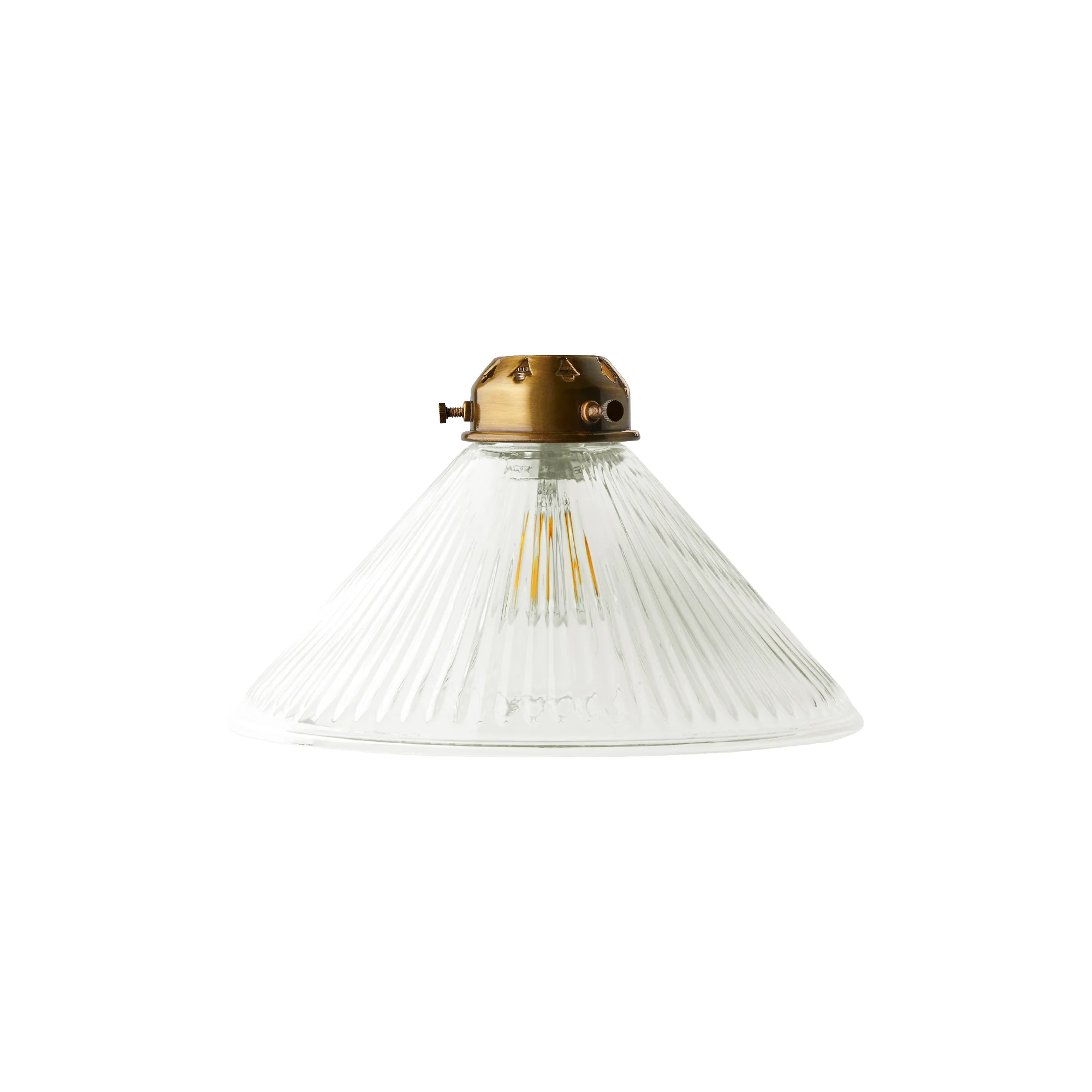 Henry pendant shade in clear glass