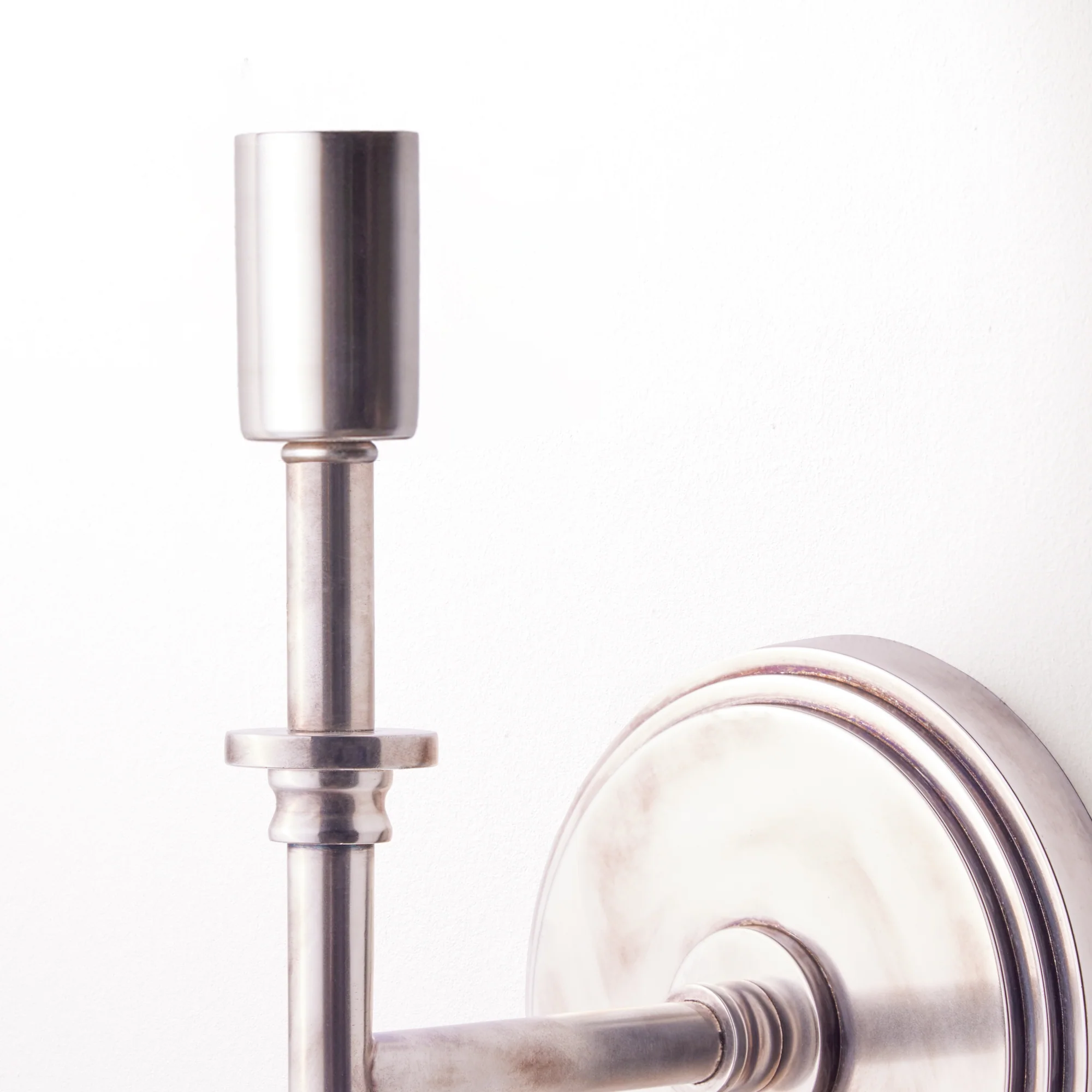 Larger Single chukka wall fixture in antiqued silver - Image 5