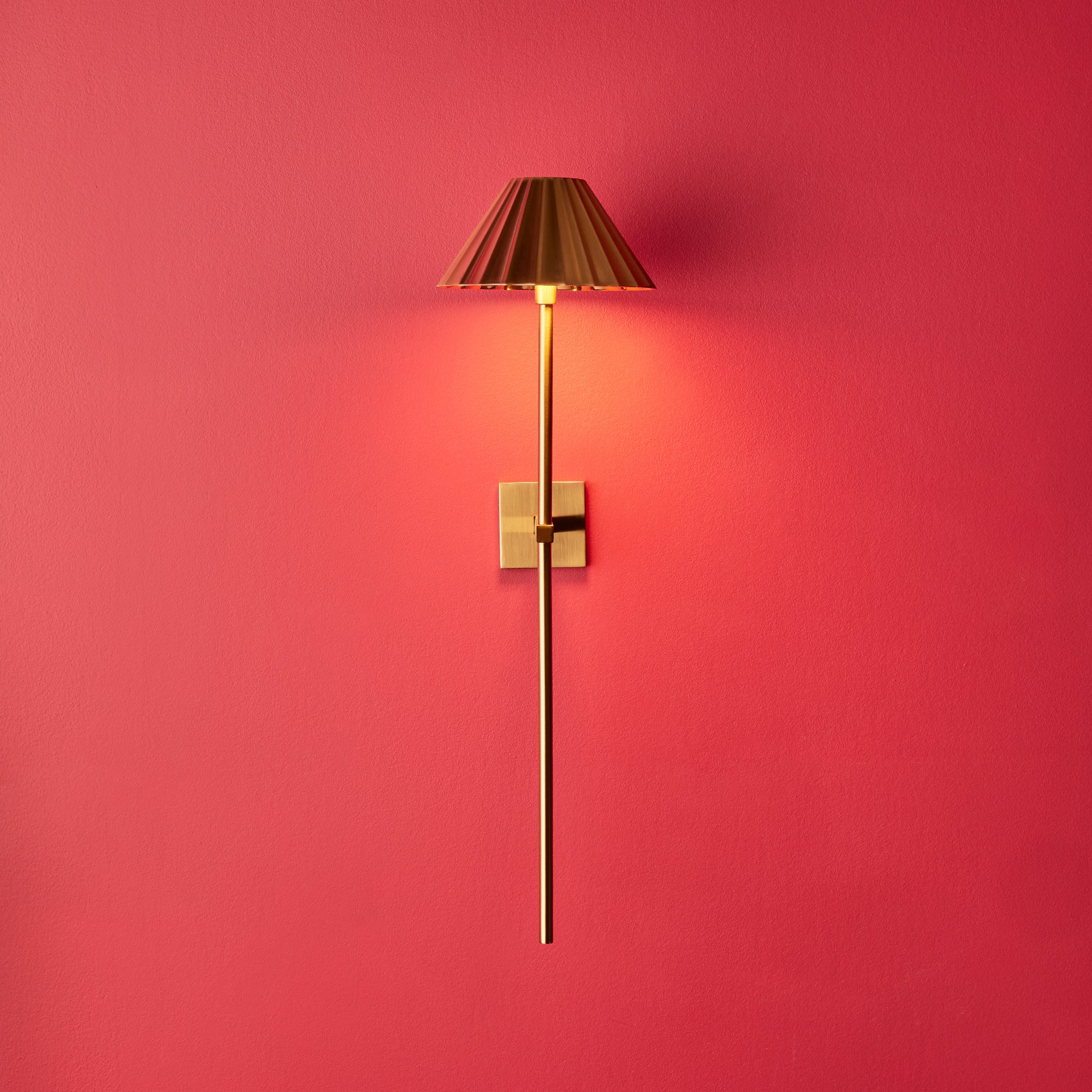 Larger Twinky cordless wall sconce in antiqued brass - Image 7