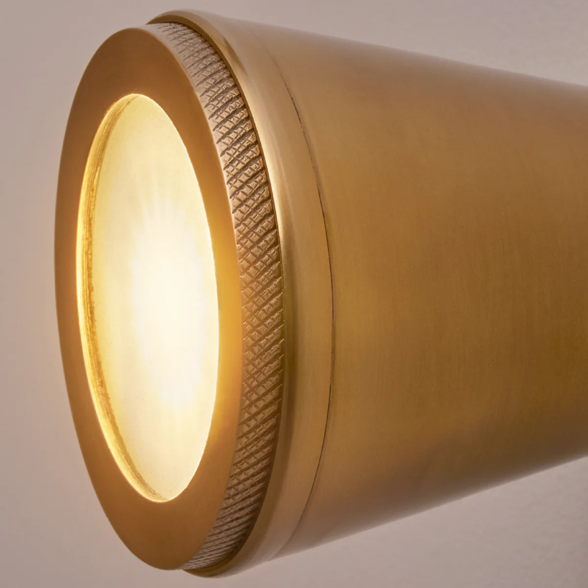 Malton flush mount light in antiqued brass - Image 3